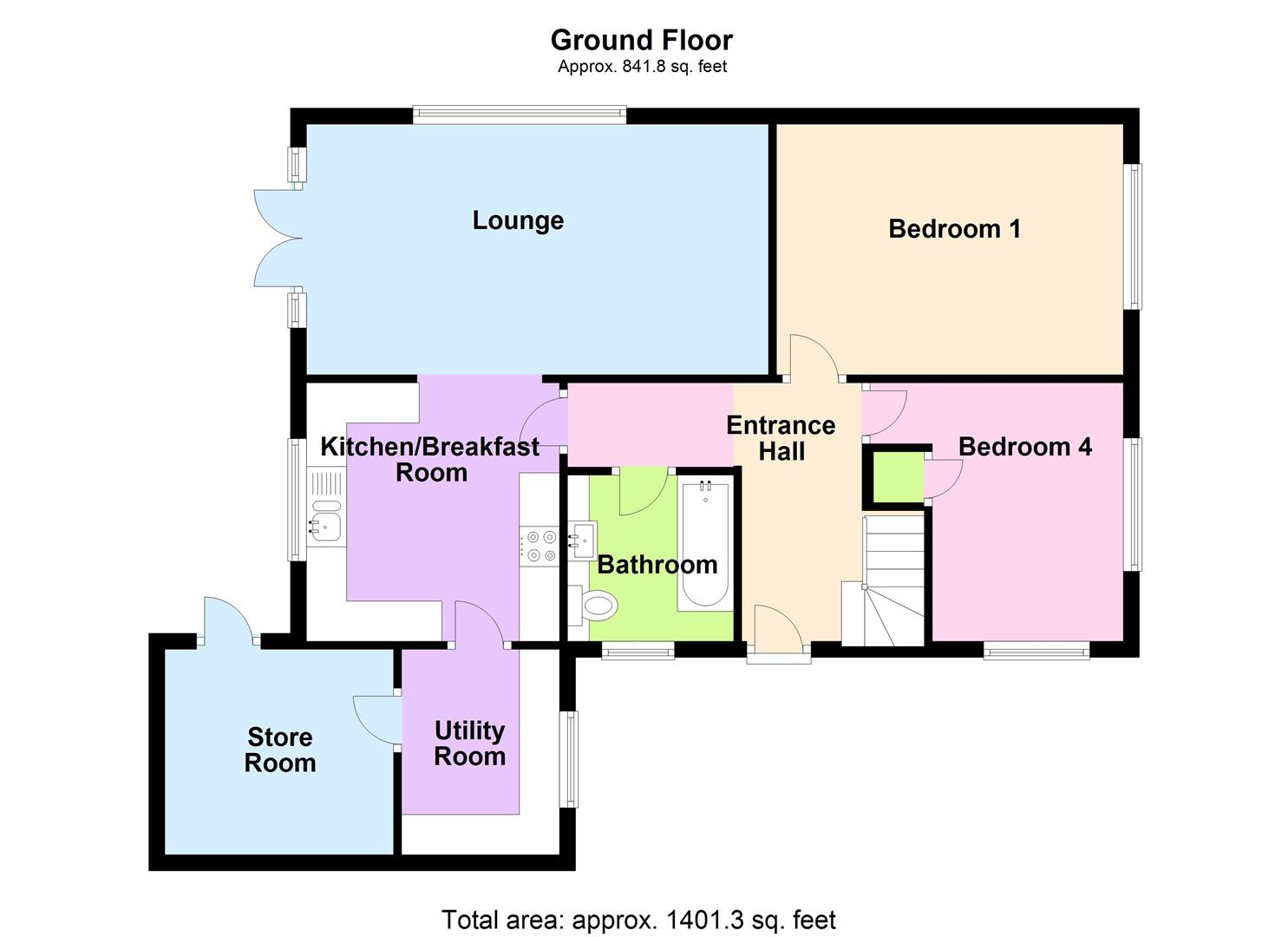 4 Bedrooms Detached bungalow for sale in Hollybank, Moore, Warrington WA4