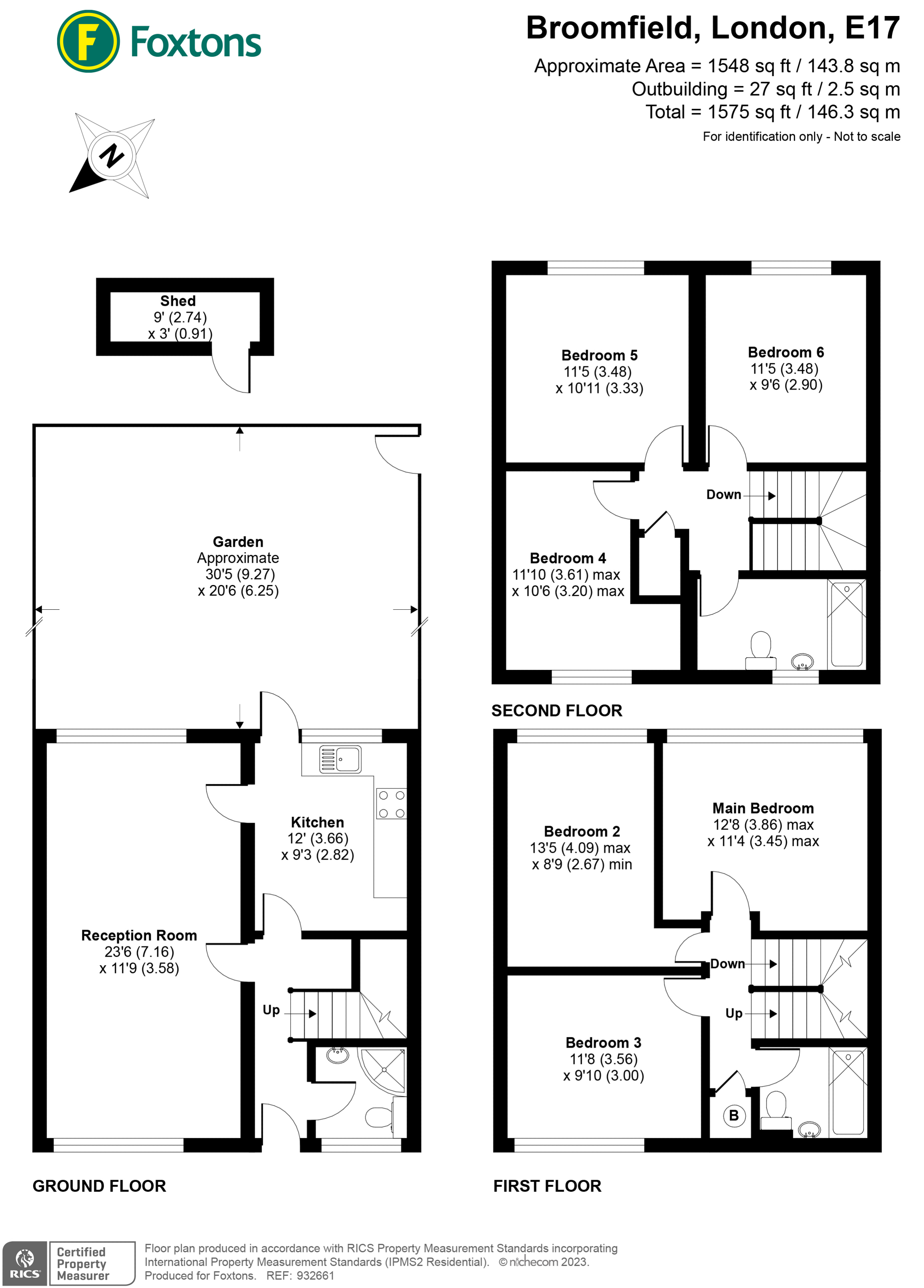 Broomfield, Walthamstow floorplan