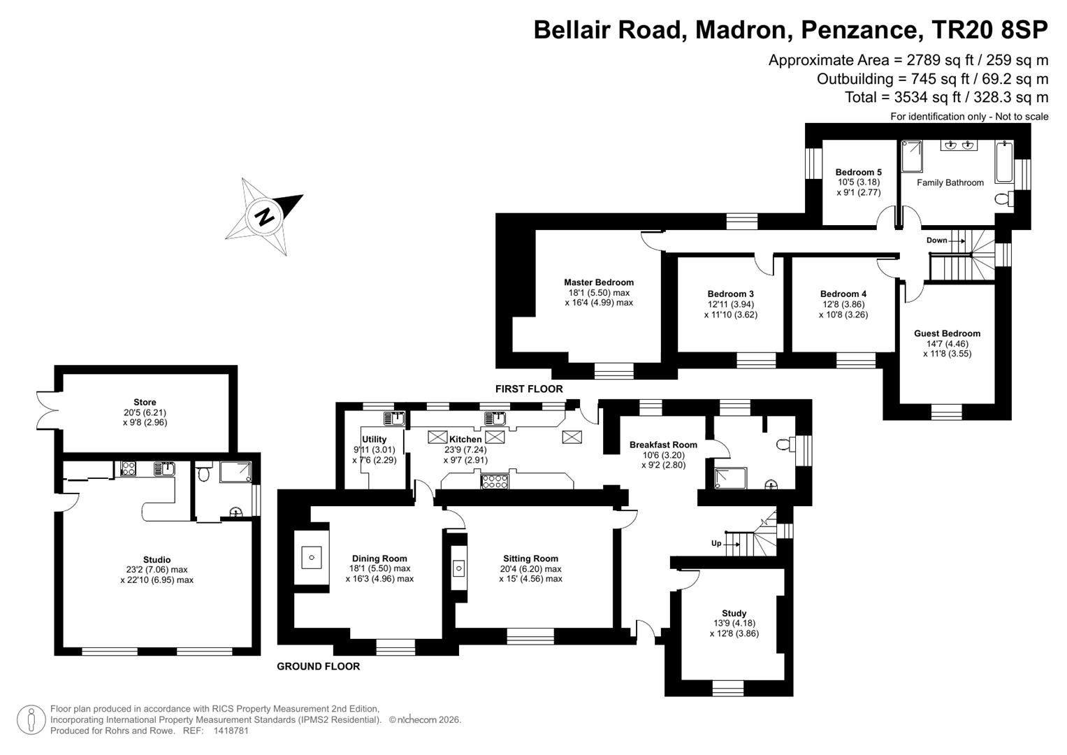 Landithy Farm, Bellair Road, Penzance floorplan