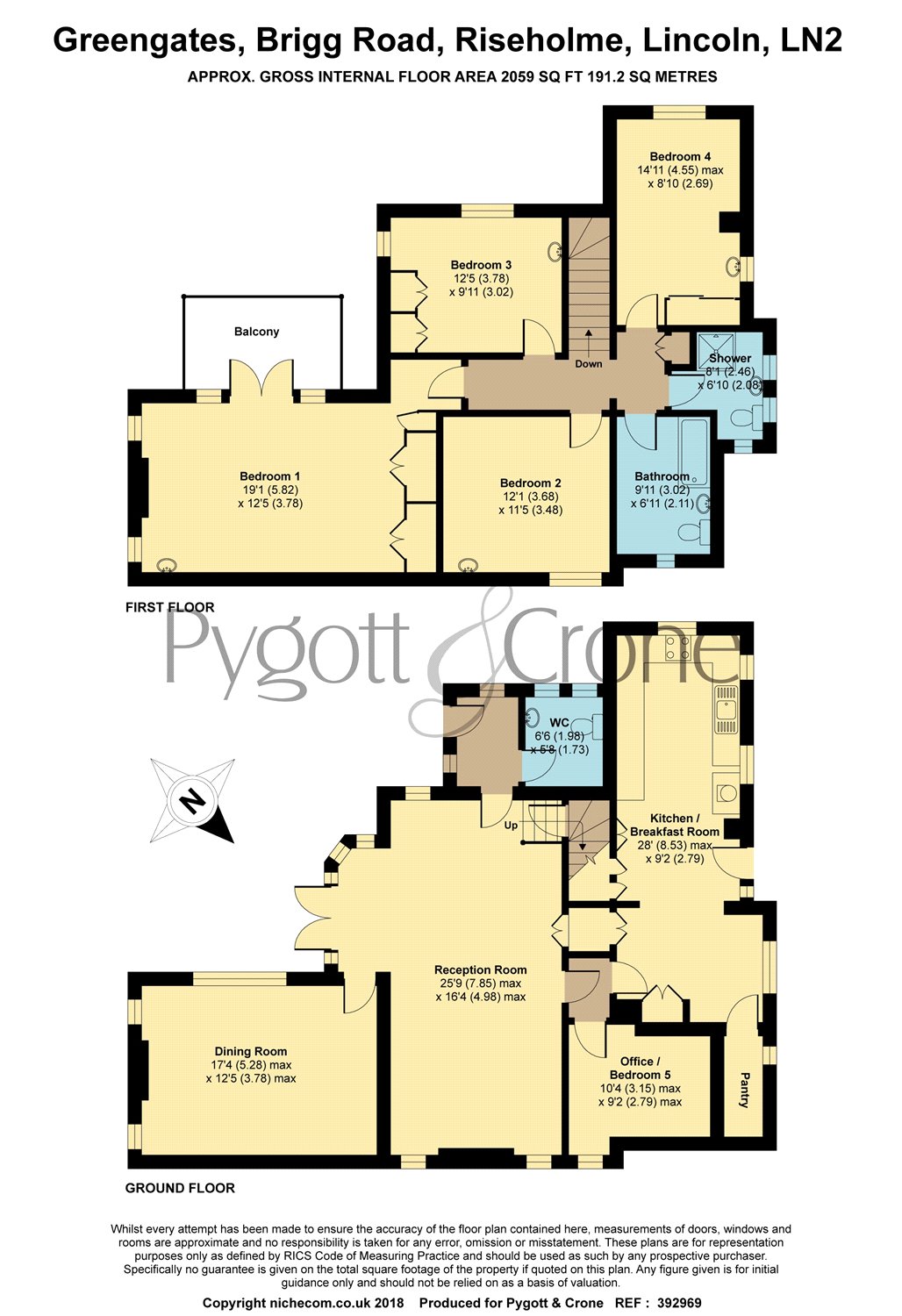 4 Bedrooms Detached house for sale in Brigg Road, Riseholme LN2