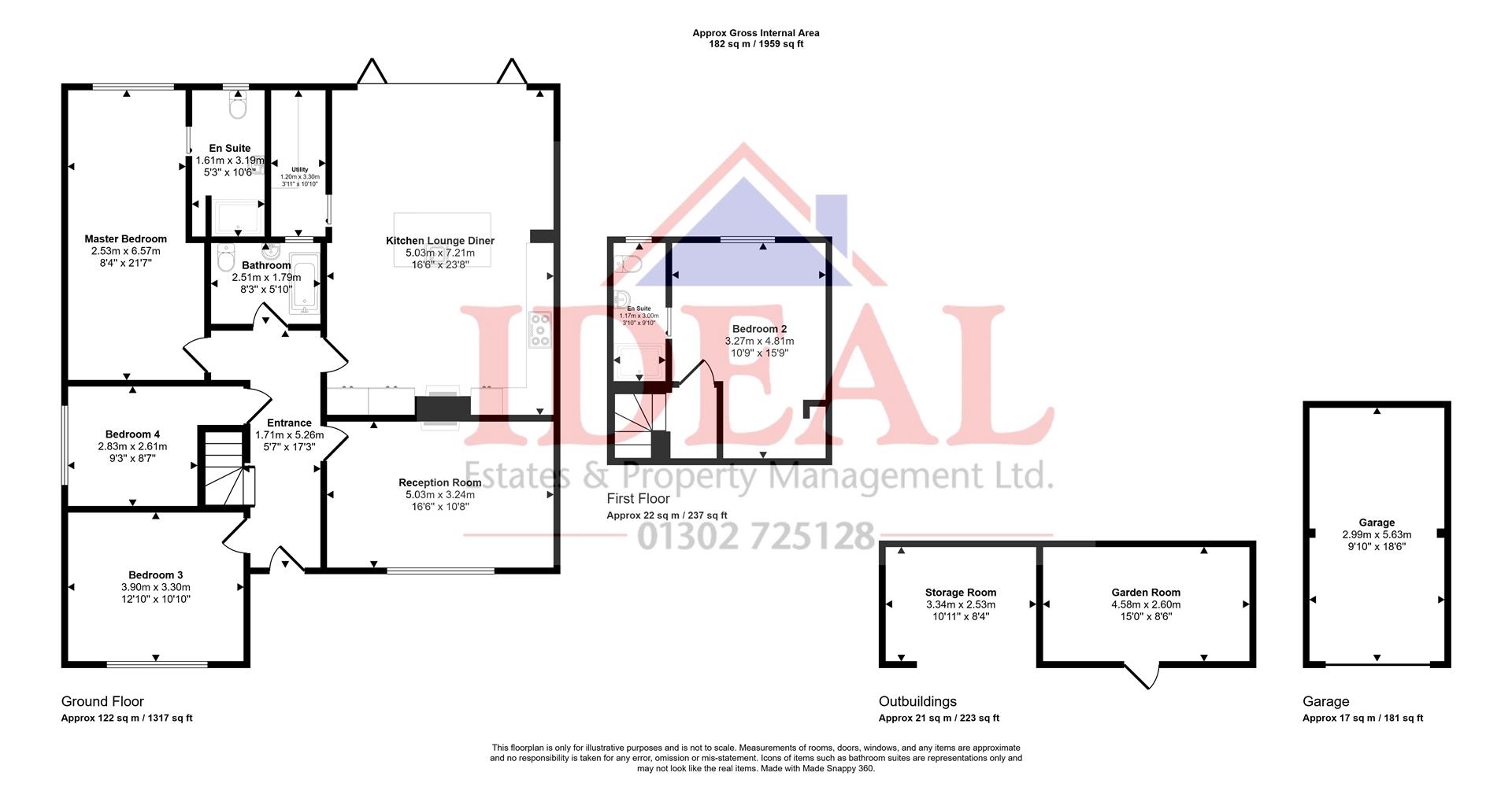 10, Station Road, Arksey, Doncaster floorplan