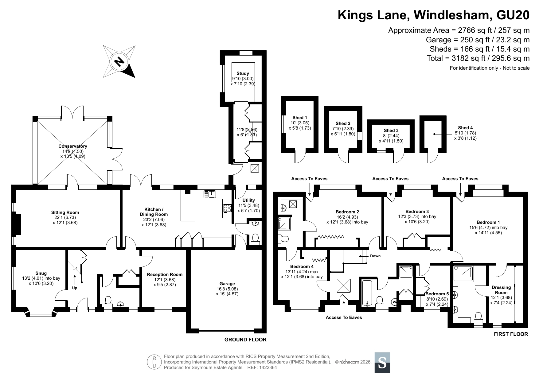 Edgeways, 25, Kings Lane, Surrey floorplan