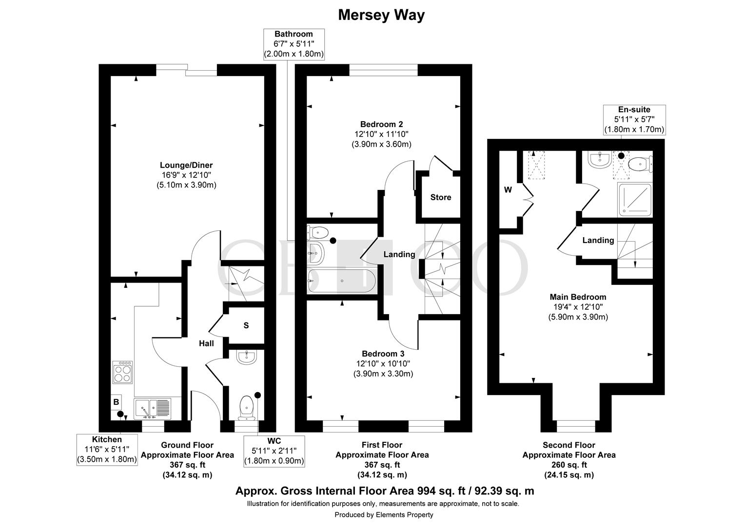 5, Mersey Way, Derby floorplan