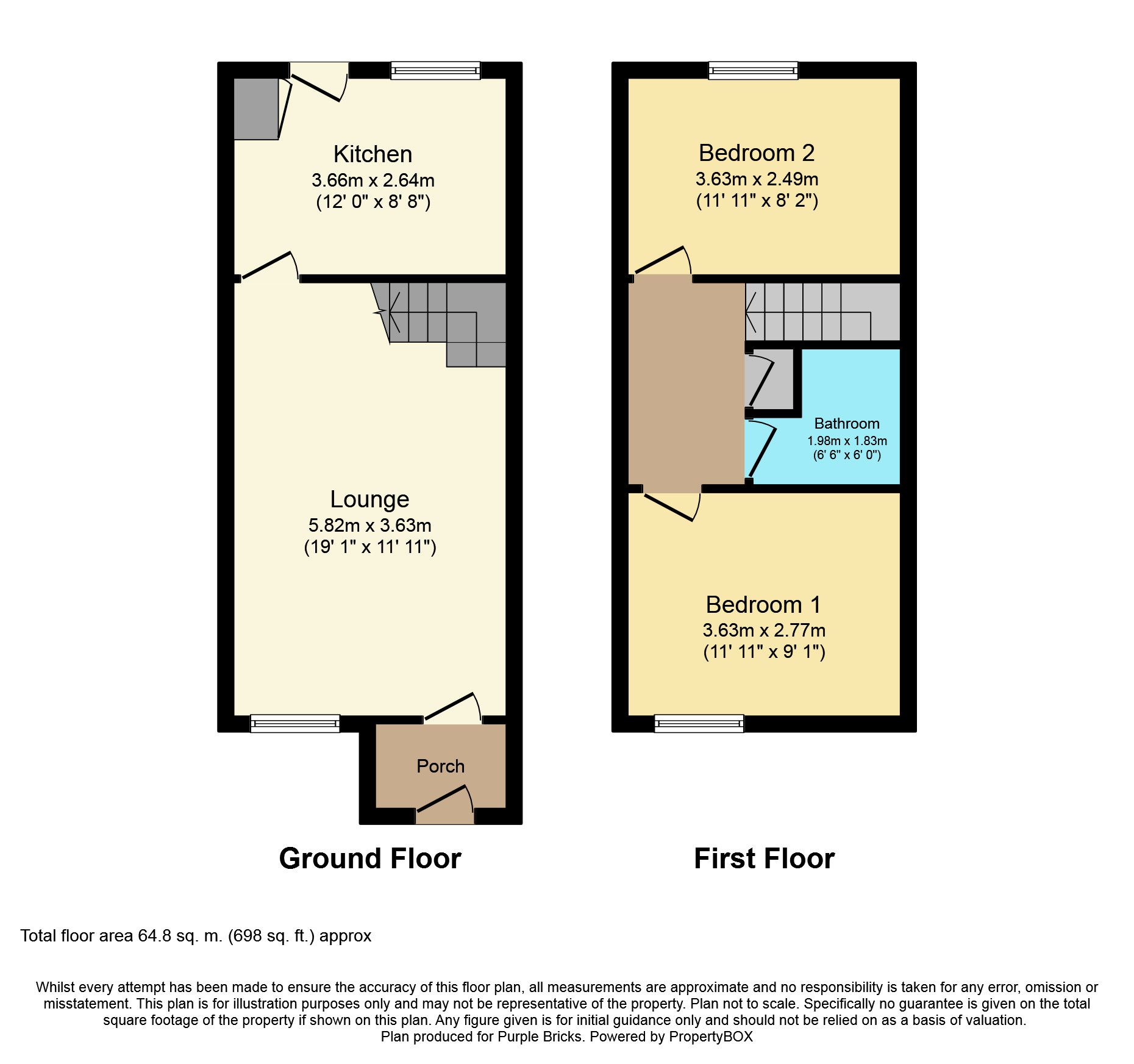 2 Bedrooms Terraced house for sale in Pauline Walk, Liverpool L10