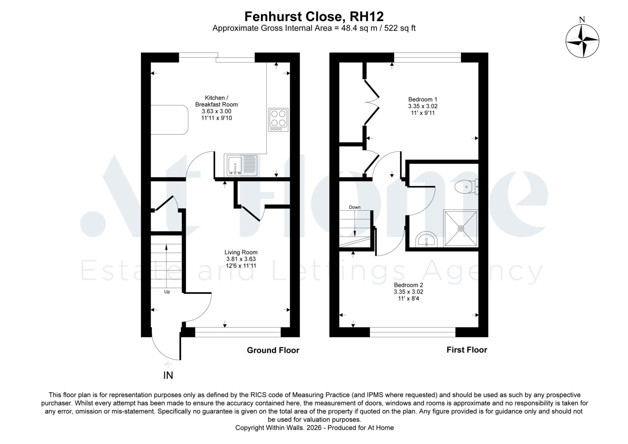 3, Fenhurst Close, Horsham floorplan