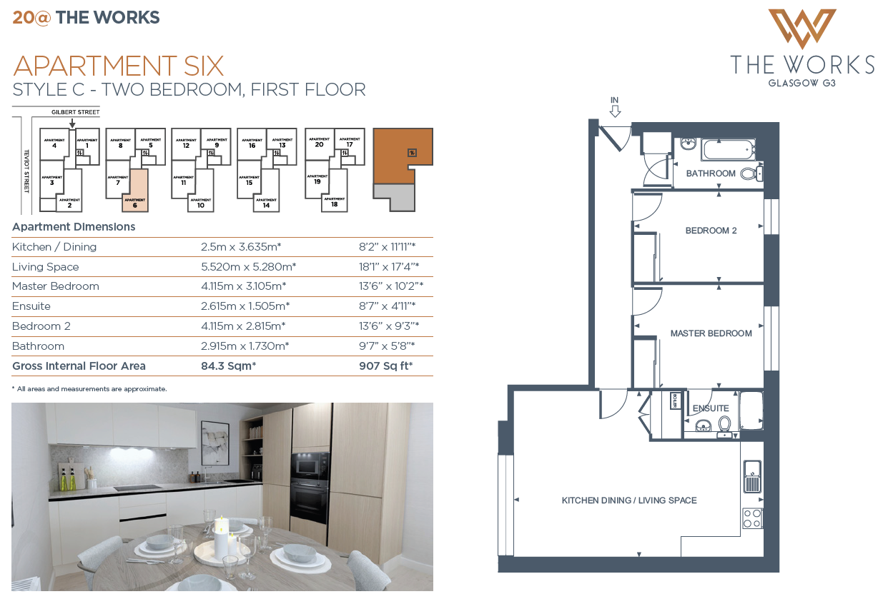 Plot 6 - The Works,, Plot 6 - The Works, Glasgow floorplan