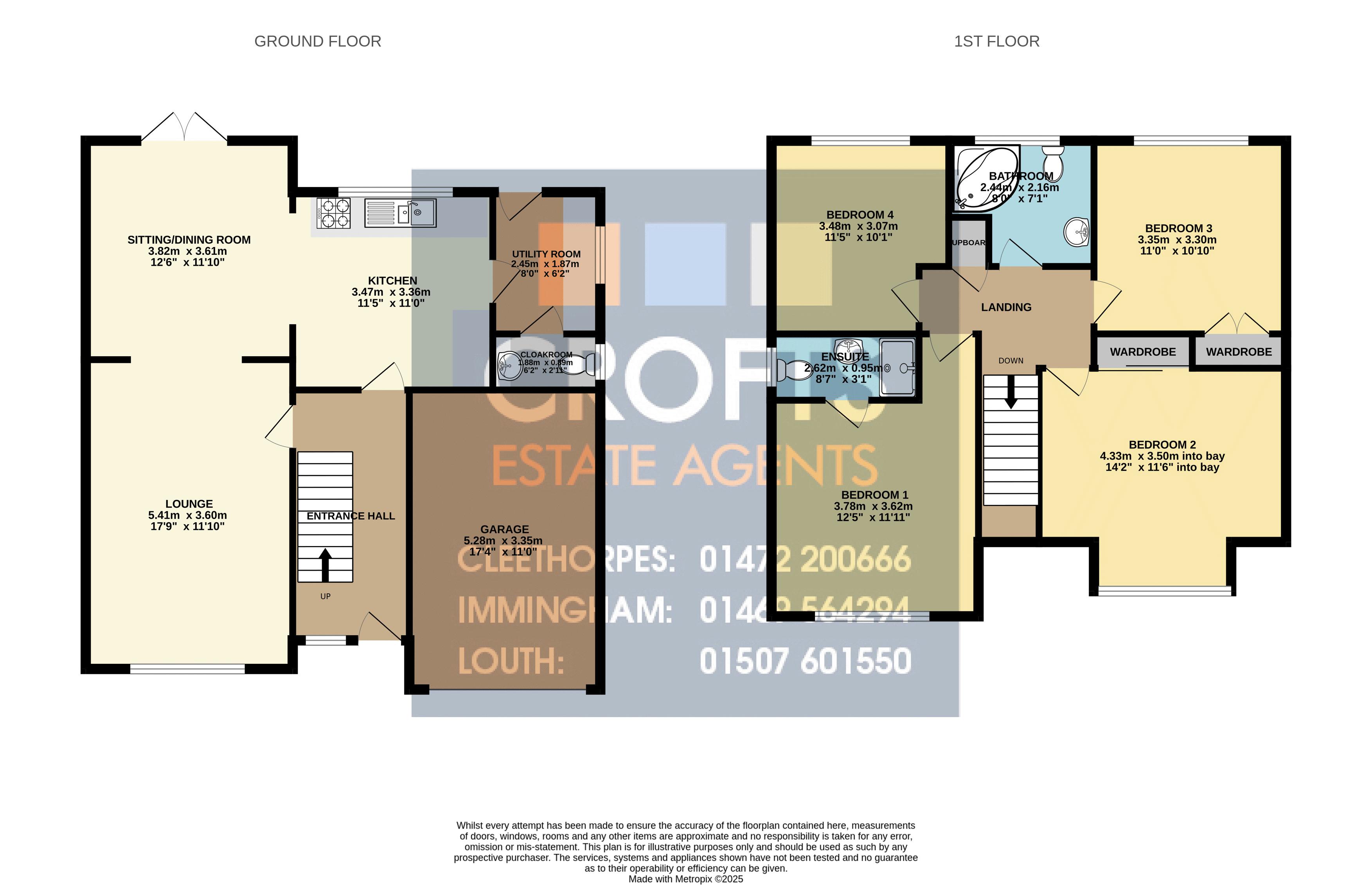 113, Picksley Crescent, Holton Le Clay floorplan