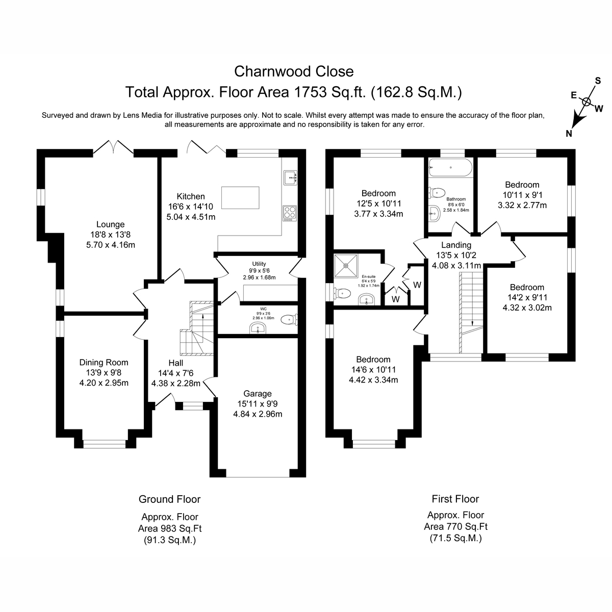 2, Charnwood Close, Burscough floorplan