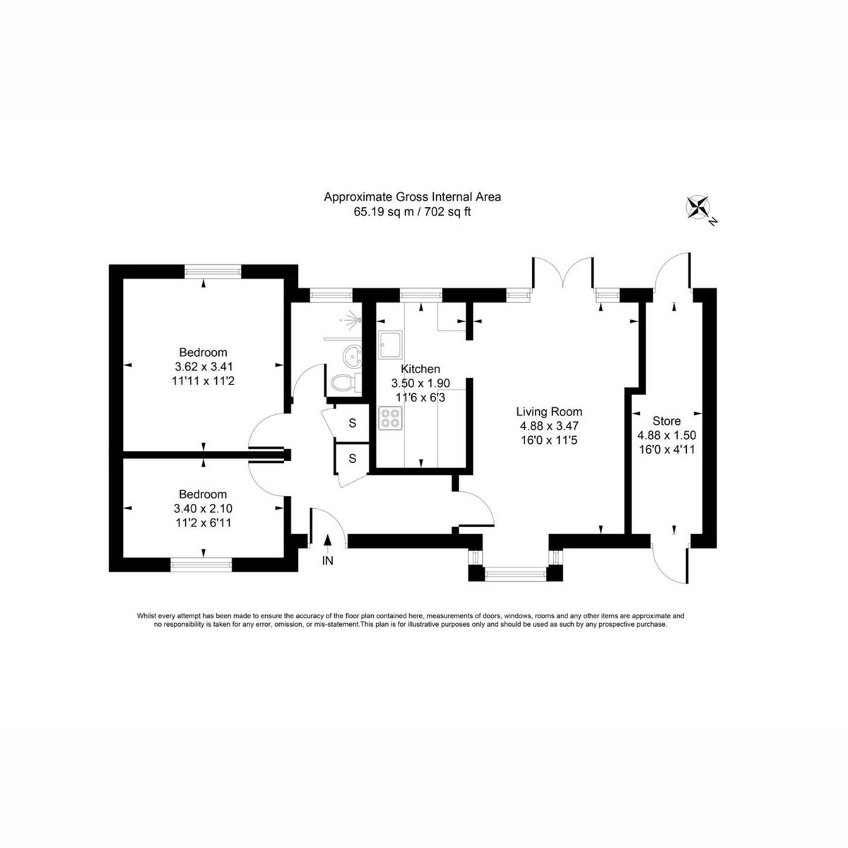 13, Queensway, Shenley floorplan