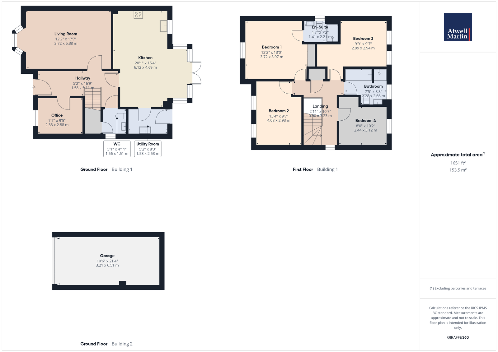 18, Basil Drive, Melksham floorplan