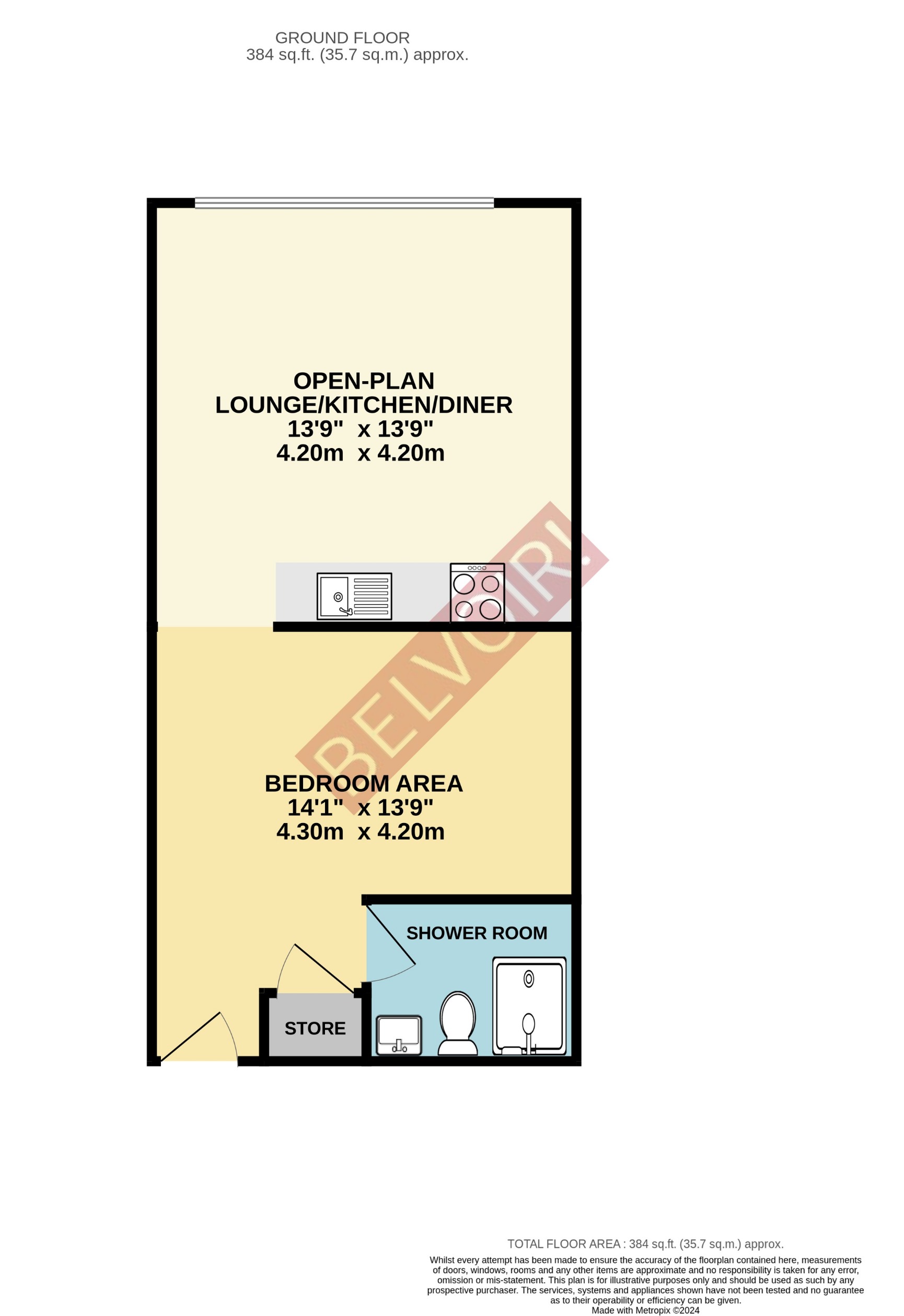 11, Bellmont Lodge, Welwyn Garden City floorplan