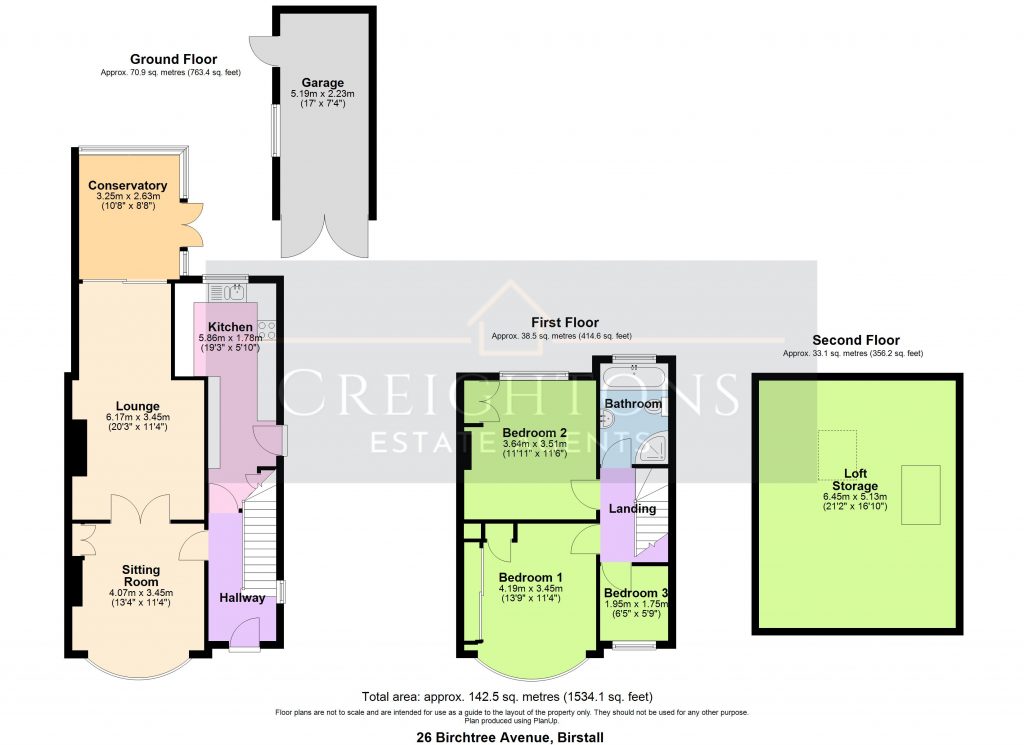 26, Birchtree Avenue, Leicester floorplan