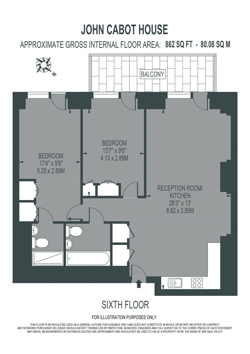 34 John Cabot House, 6, Clipper Street, London floorplan