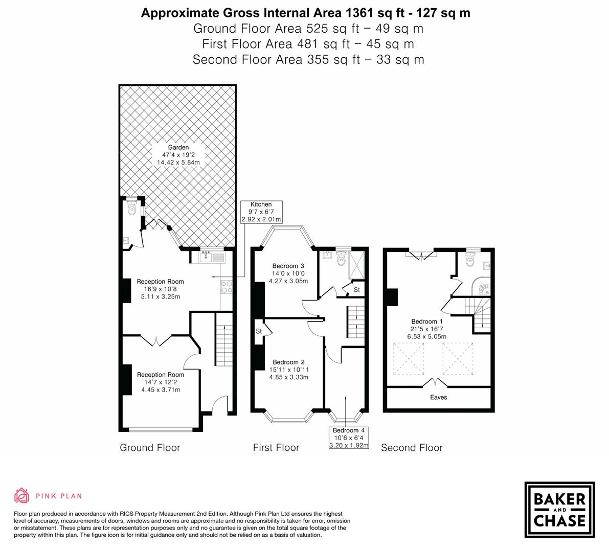 Arnold Gardens, Palmers Green, London, N13 floorplan