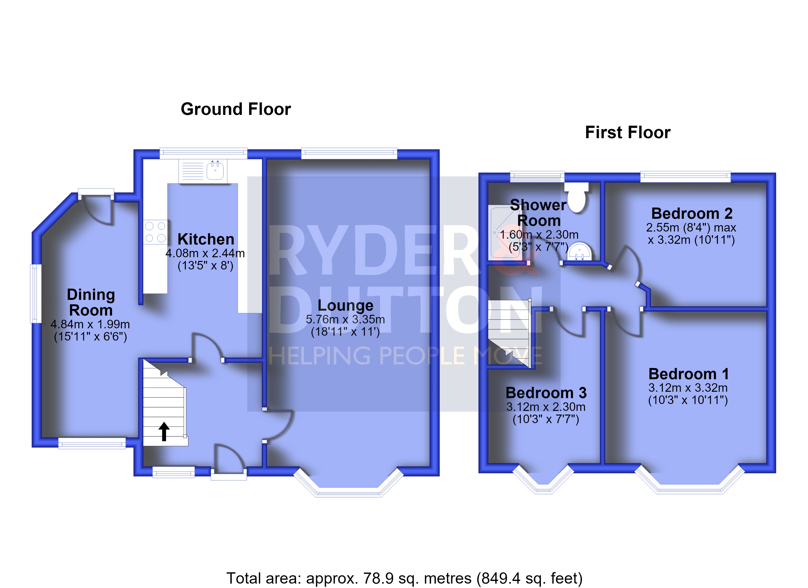 Werneth Crescent, Oldham floorplan