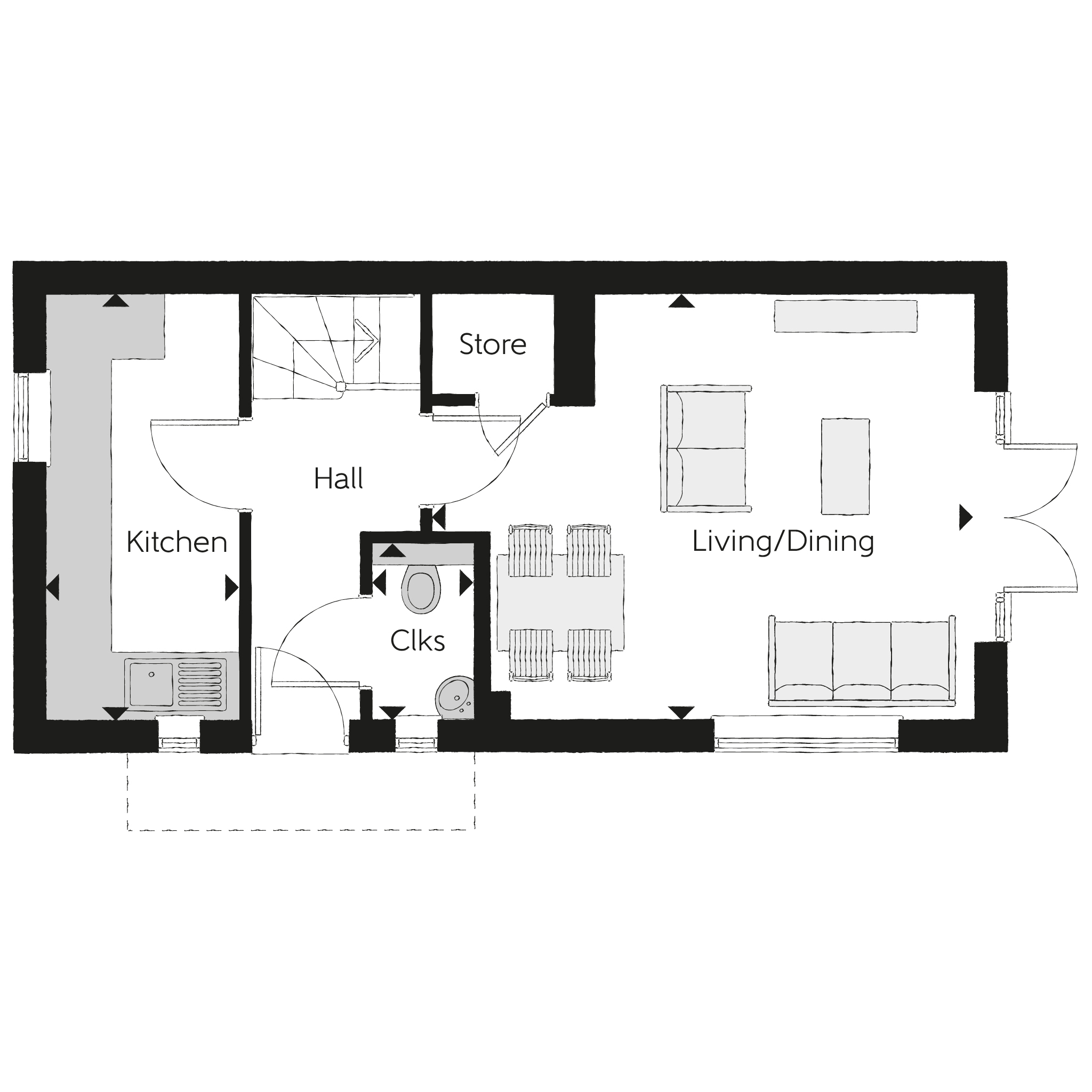 455, Off Fisher Lane, Cramlington floorplan