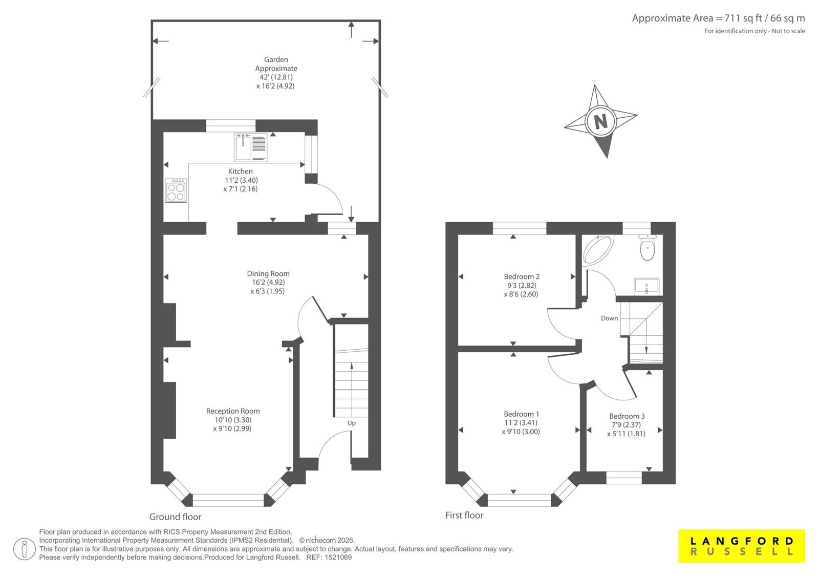 961, East Rochester Way, Sidcup floorplan