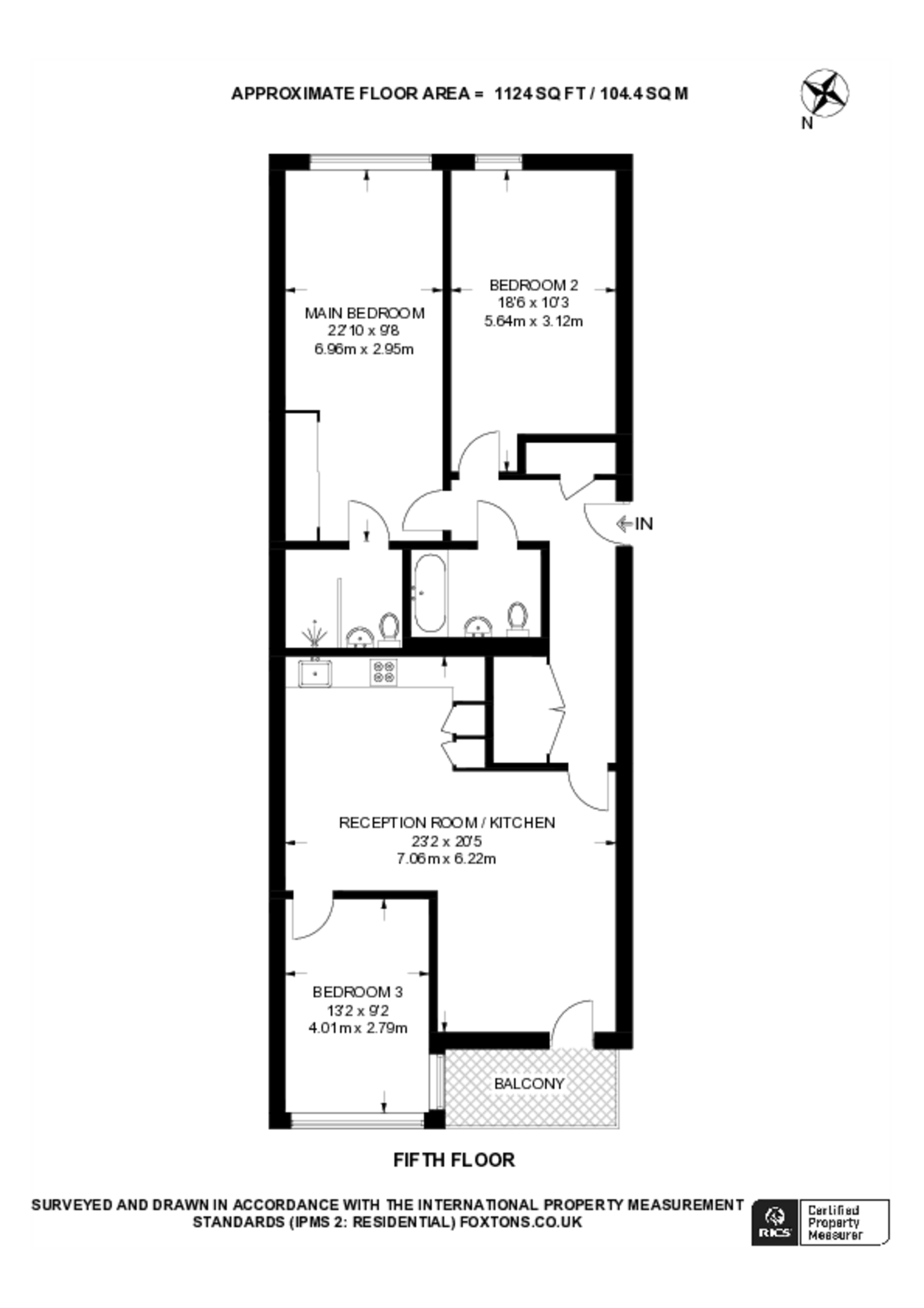 Rope Street, Canada Water floorplan