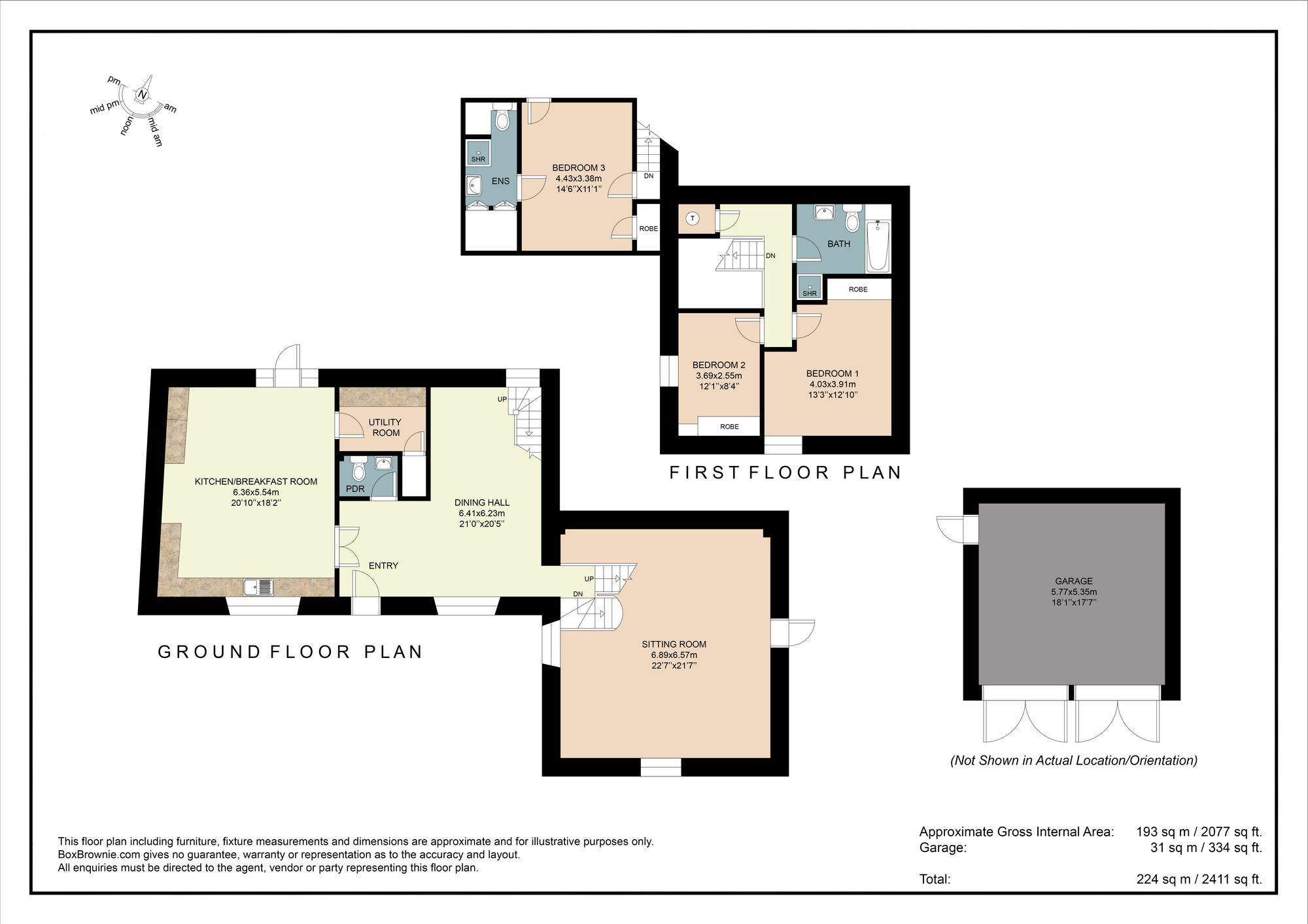 3 Ferndale Barns, Cheltenham floorplan