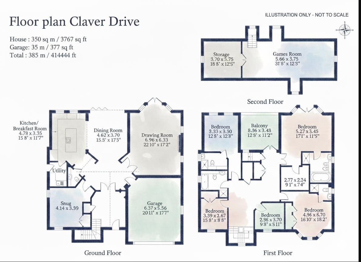 2, Claver Drive, Ascot floorplan