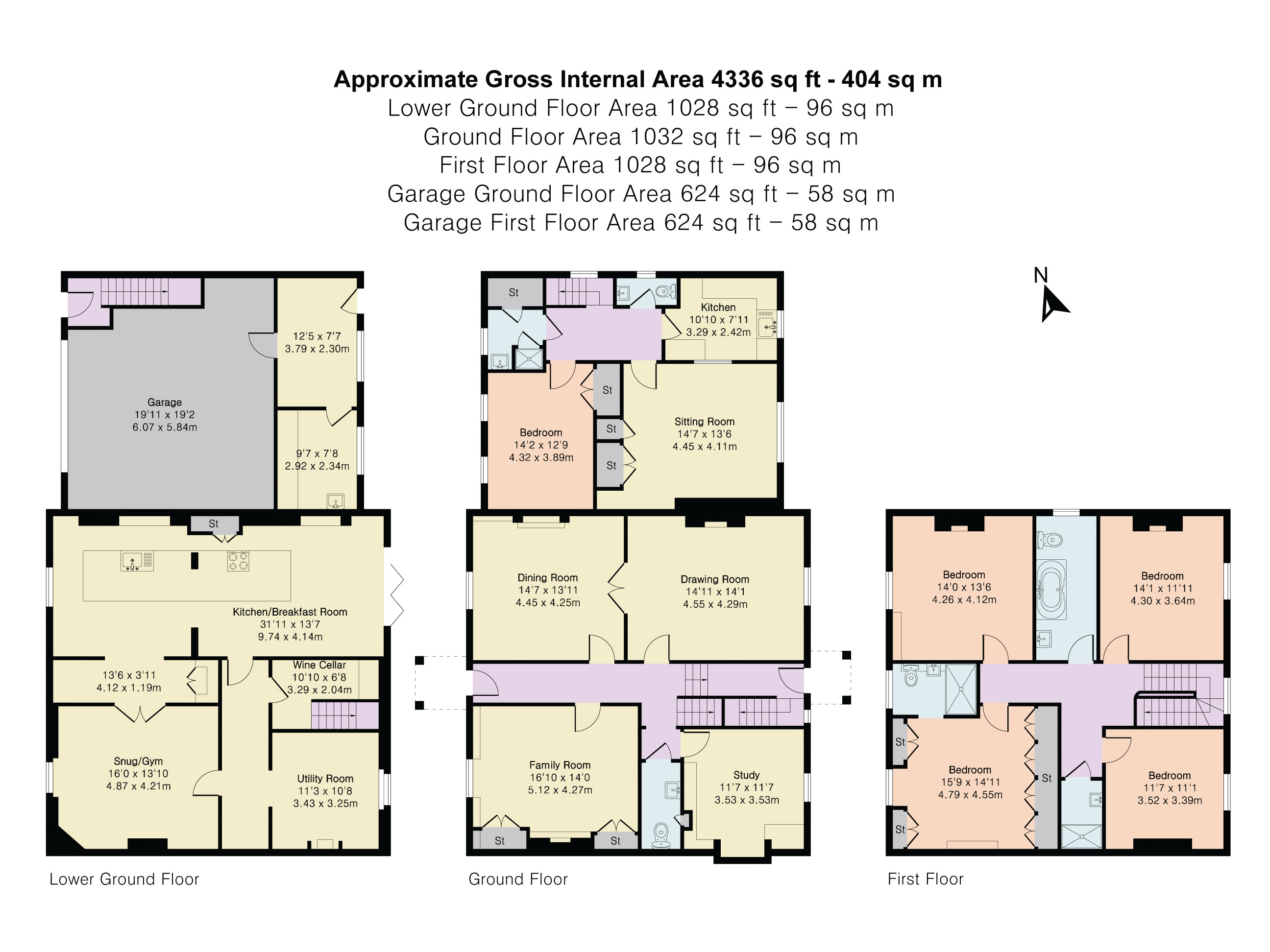 White House, Sonning, Reading floorplan