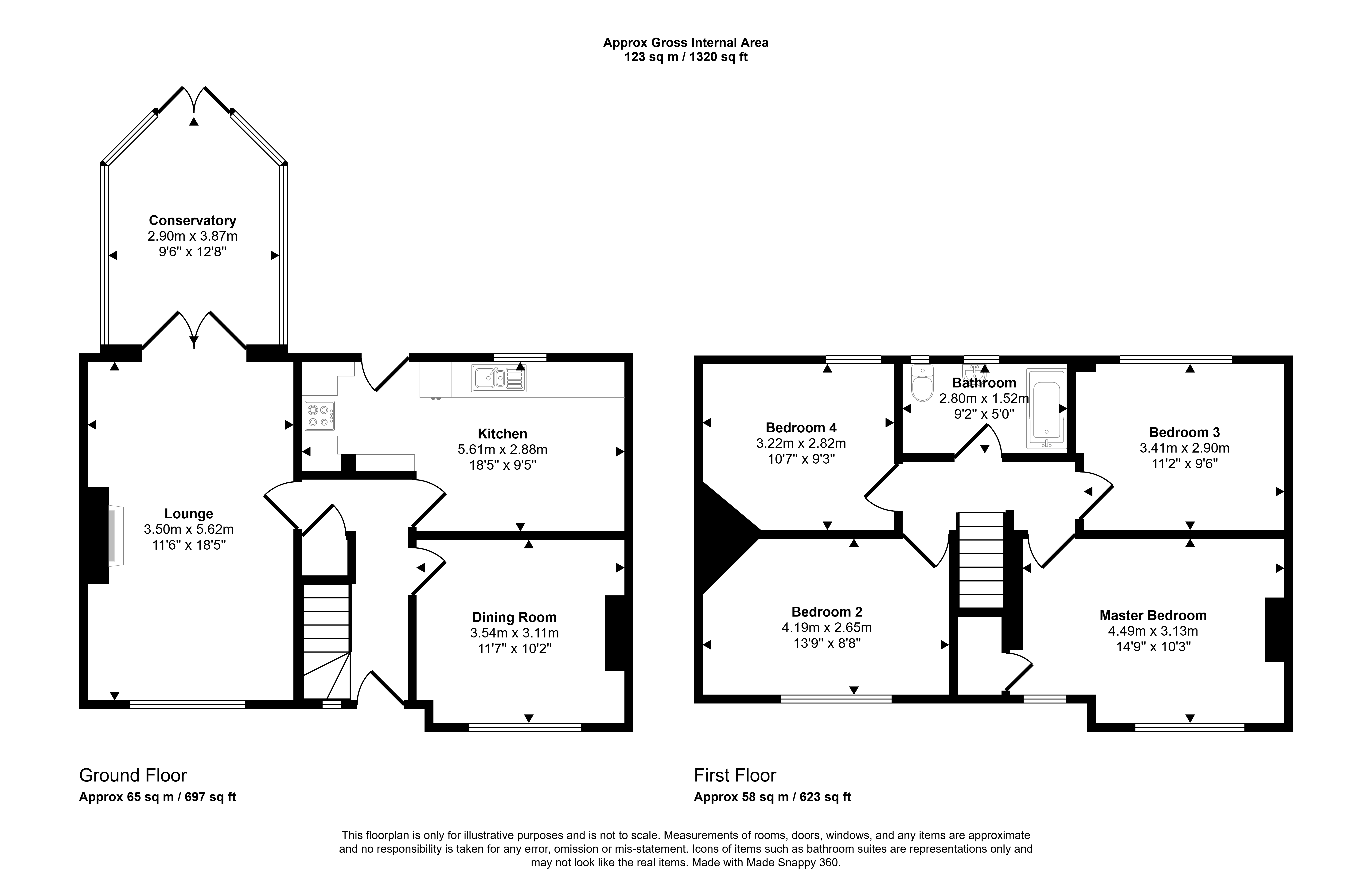 24, Harehills Avenue, Newcastle upon Tyne floorplan