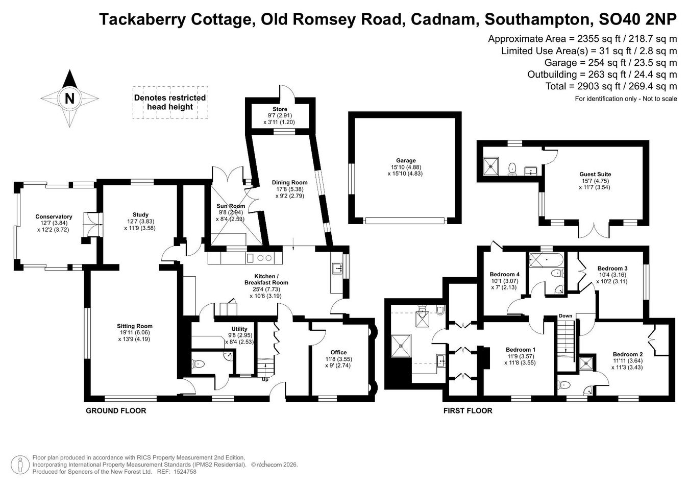 Old Romsey Road, Southampton floorplan