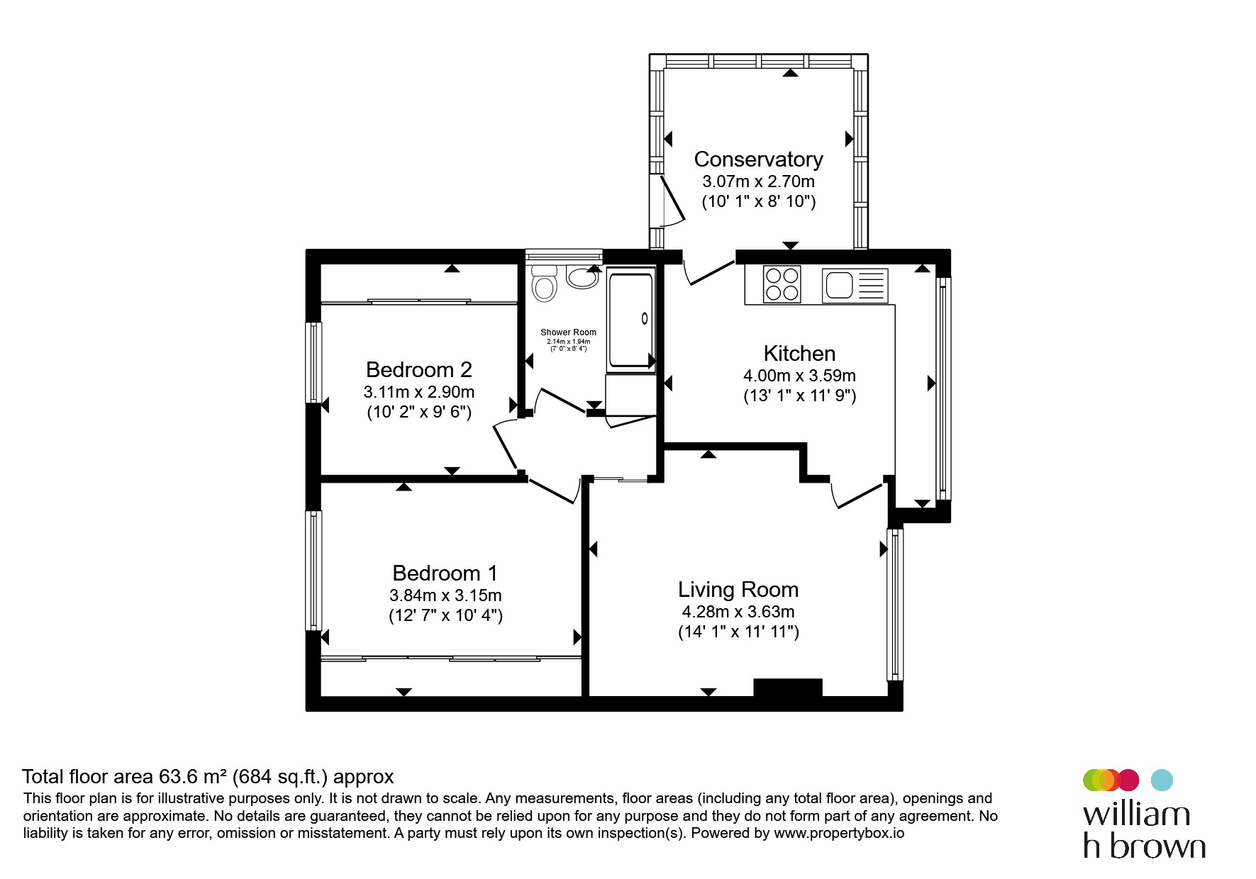 43, Elmwood Crescent, Doncaster floorplan