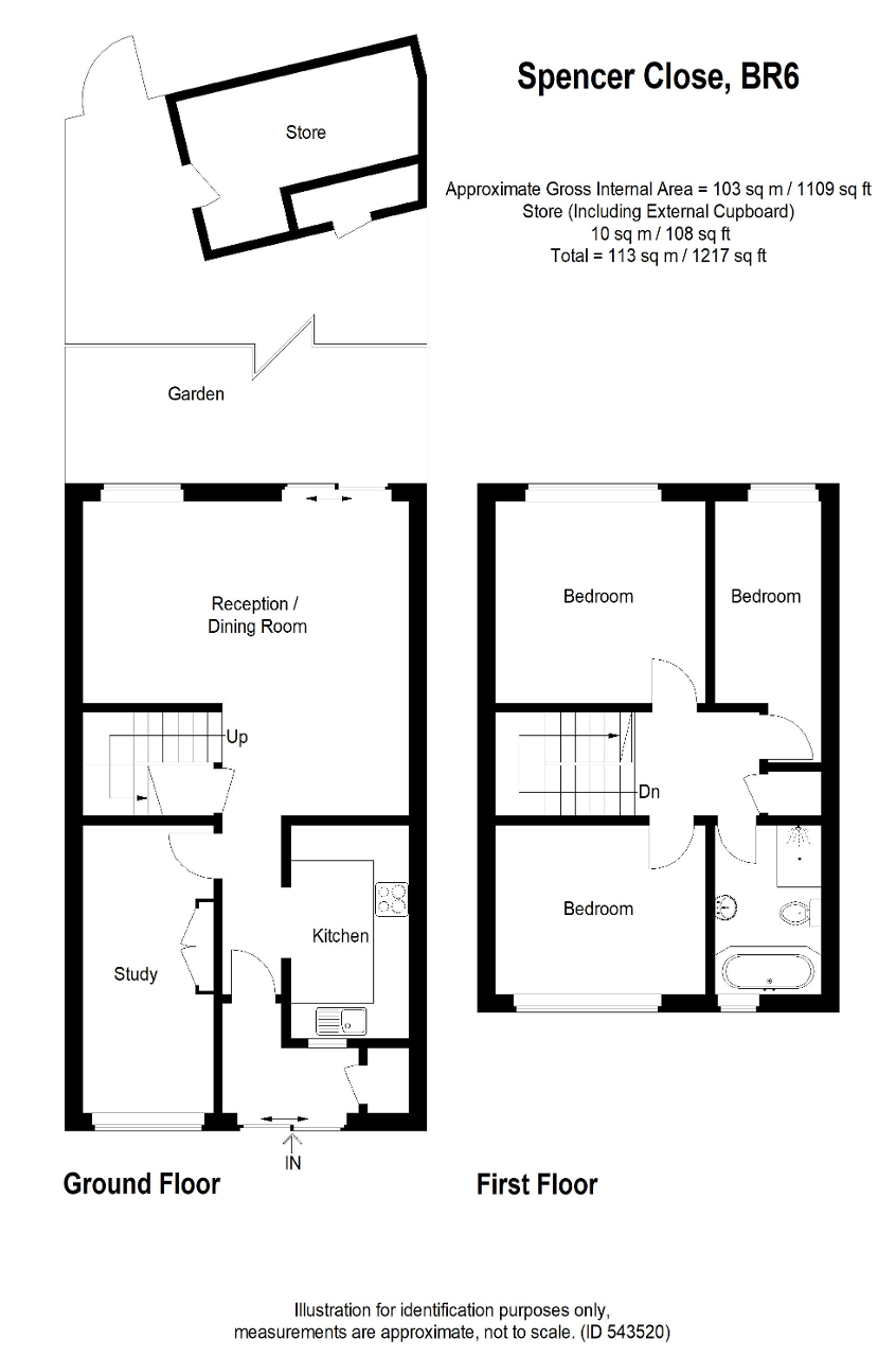 4 Bedrooms Terraced house for sale in Spencer Close, Orpington, Kent BR6