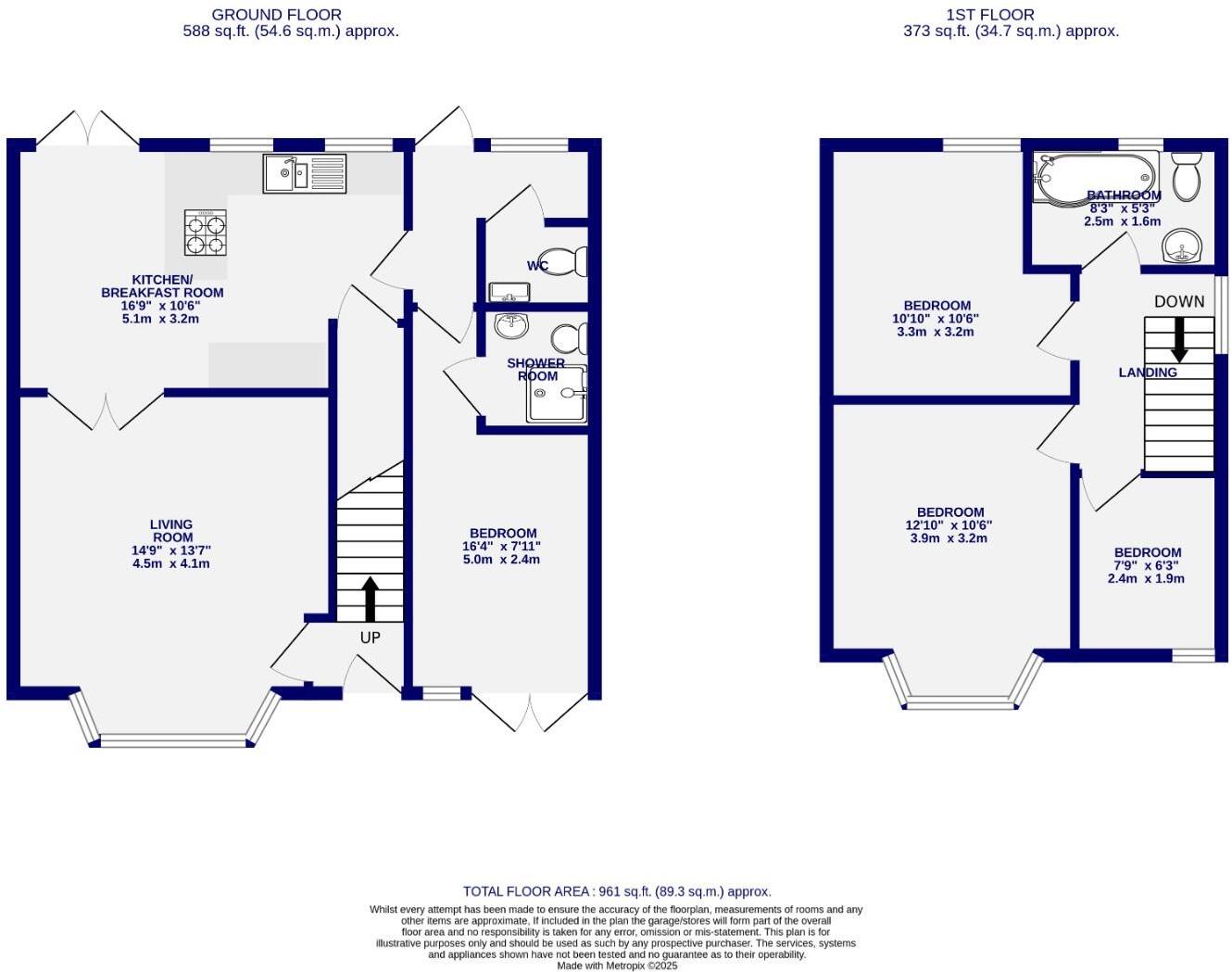 10, Anderson Grove, York floorplan