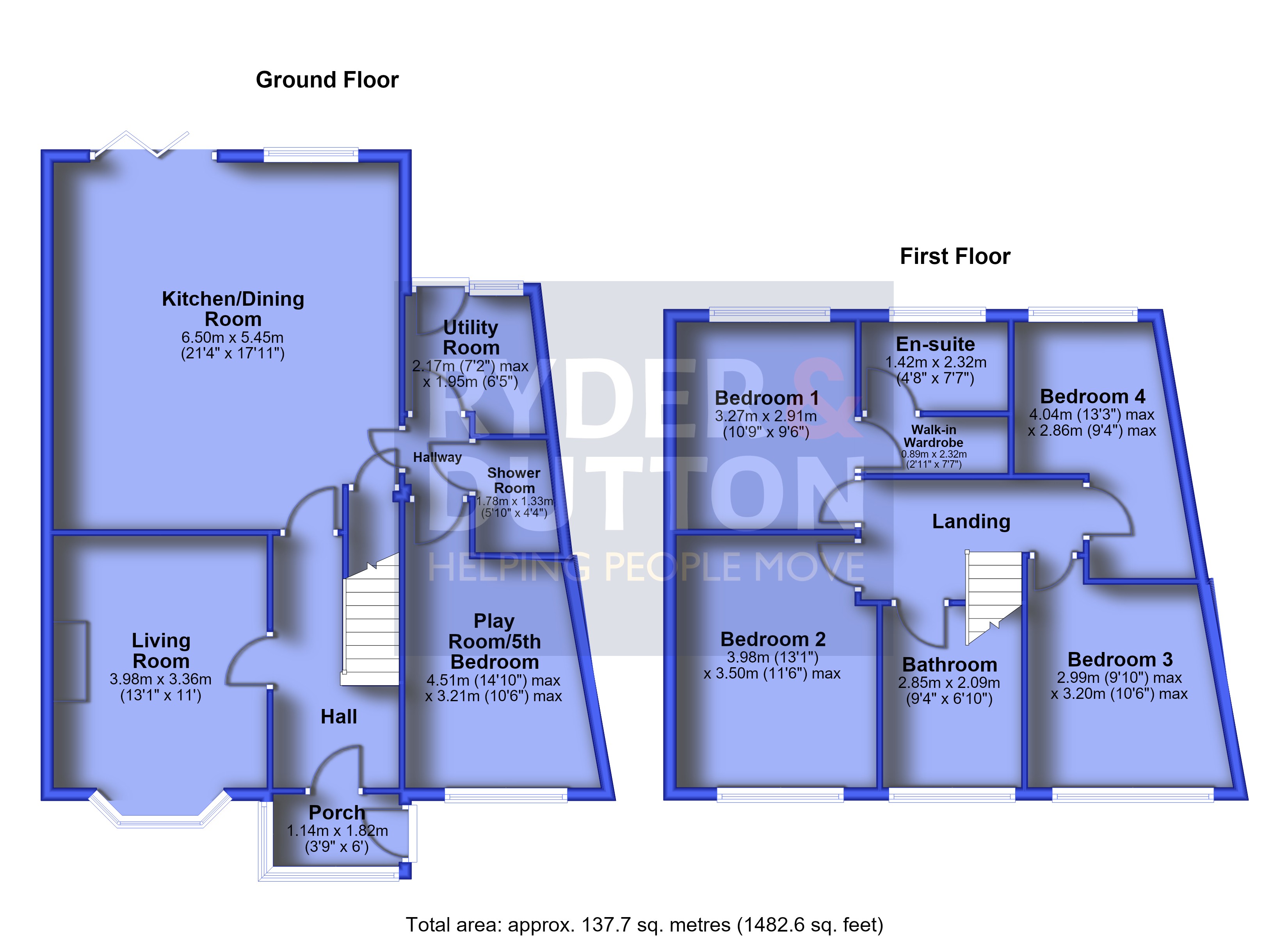 70, Grasmere Road, Oldham floorplan