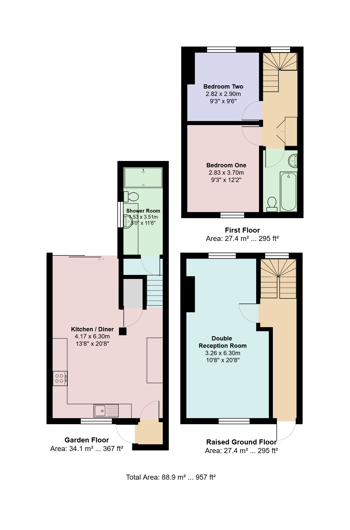 74, Leighton Road, Kentish Town, London floorplan