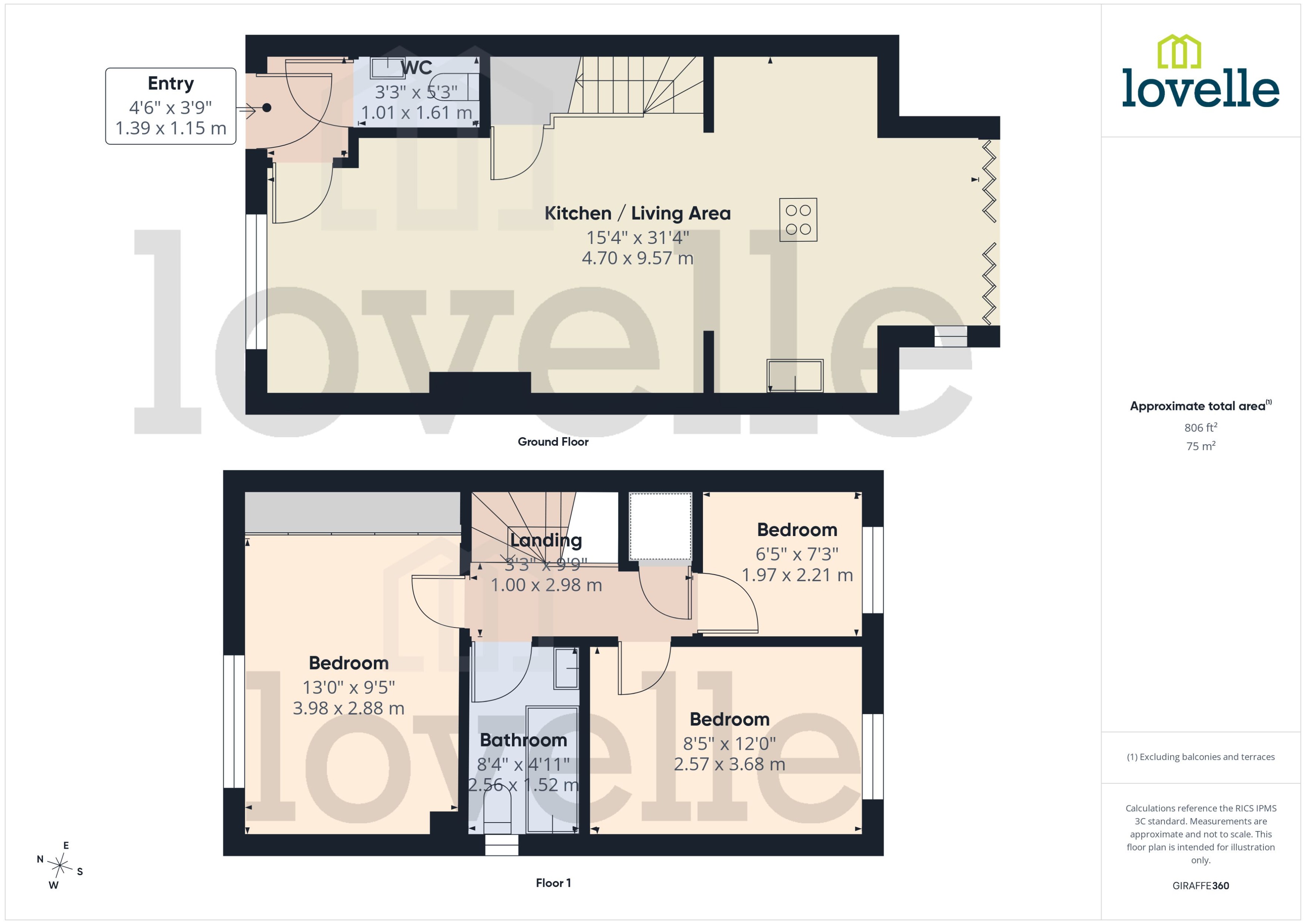 14, Arnage Court, Nettleham floorplan