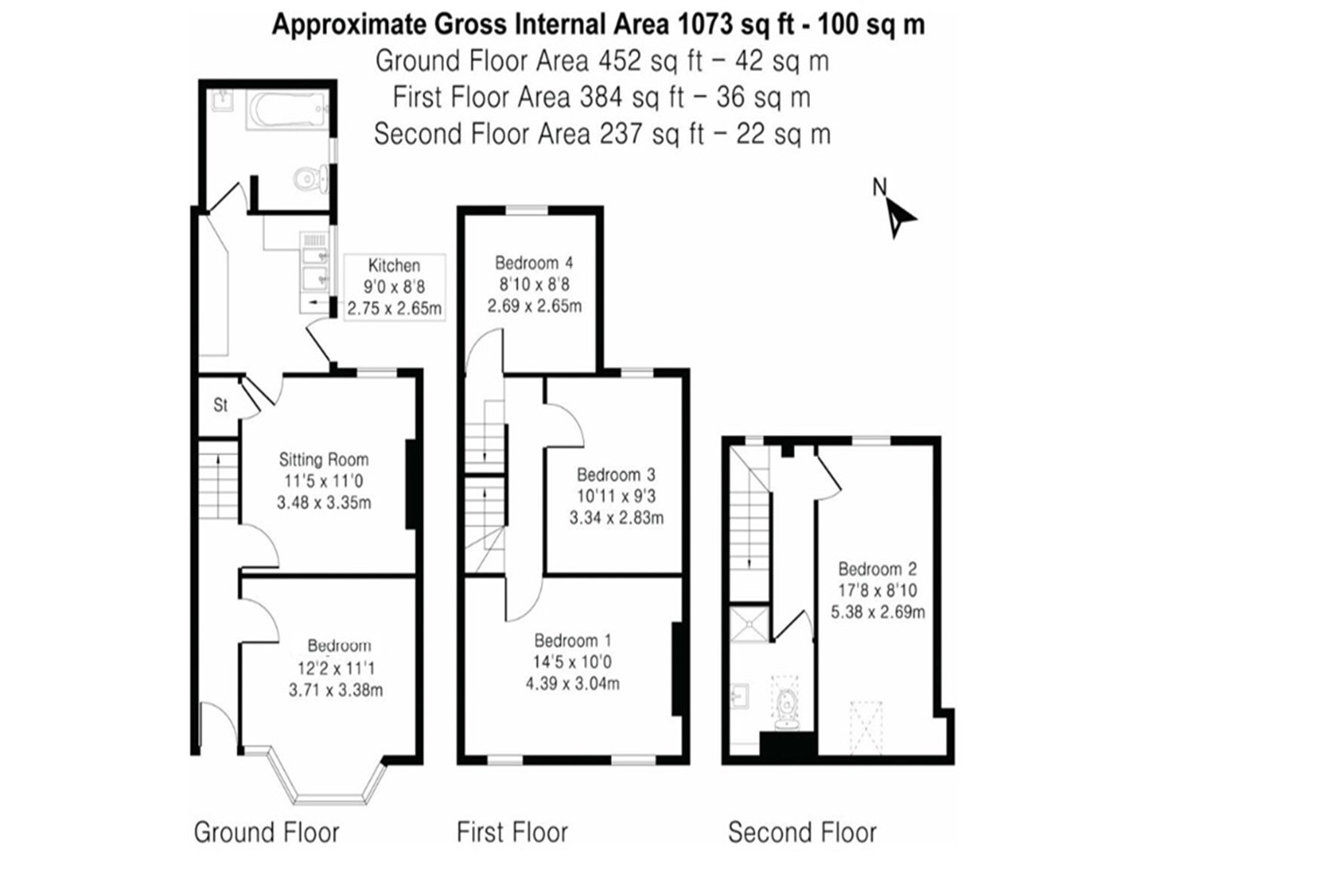 3, Green Street, Oxford floorplan