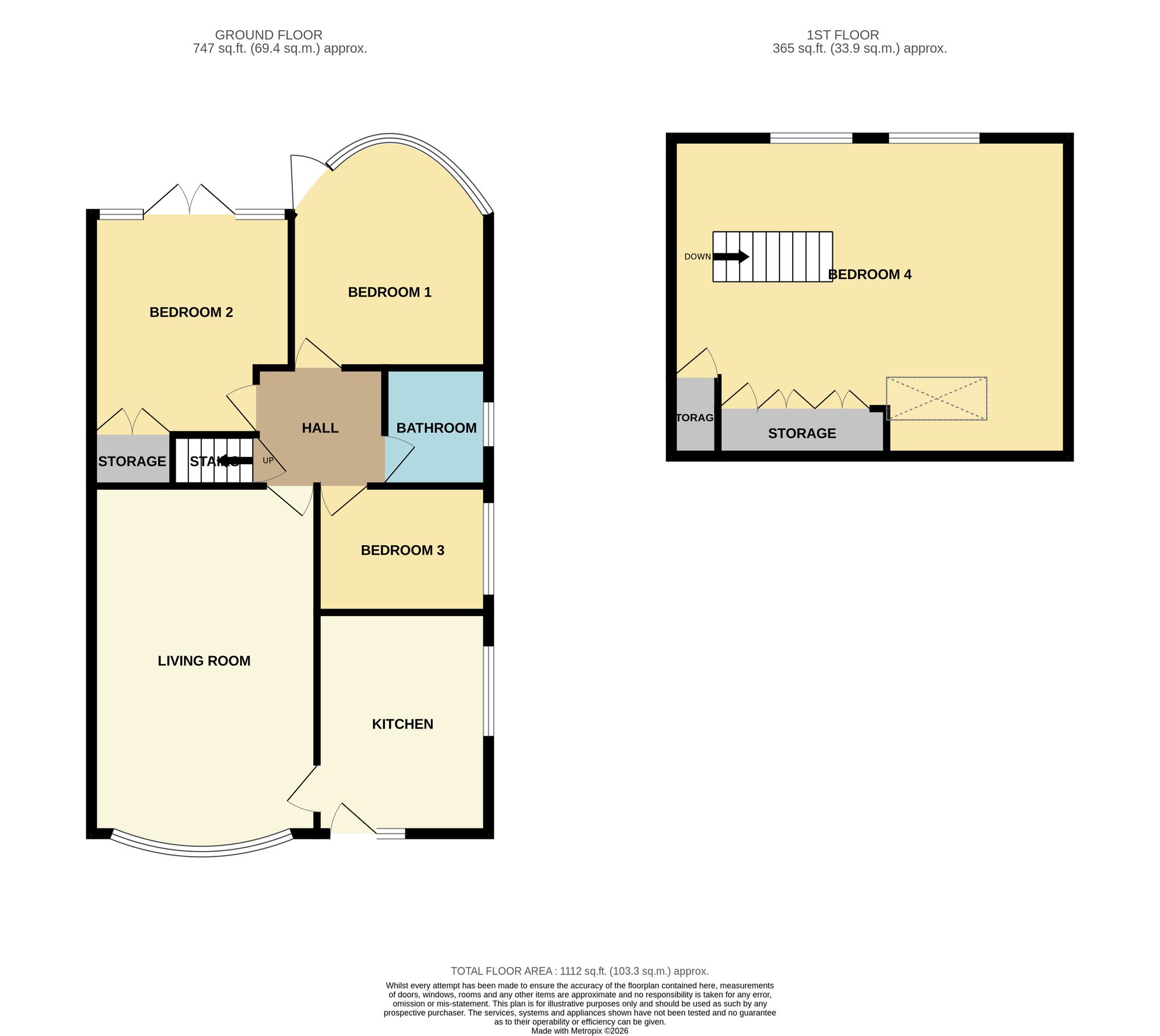 77 Osgodby Crescent, Scarborough floorplan