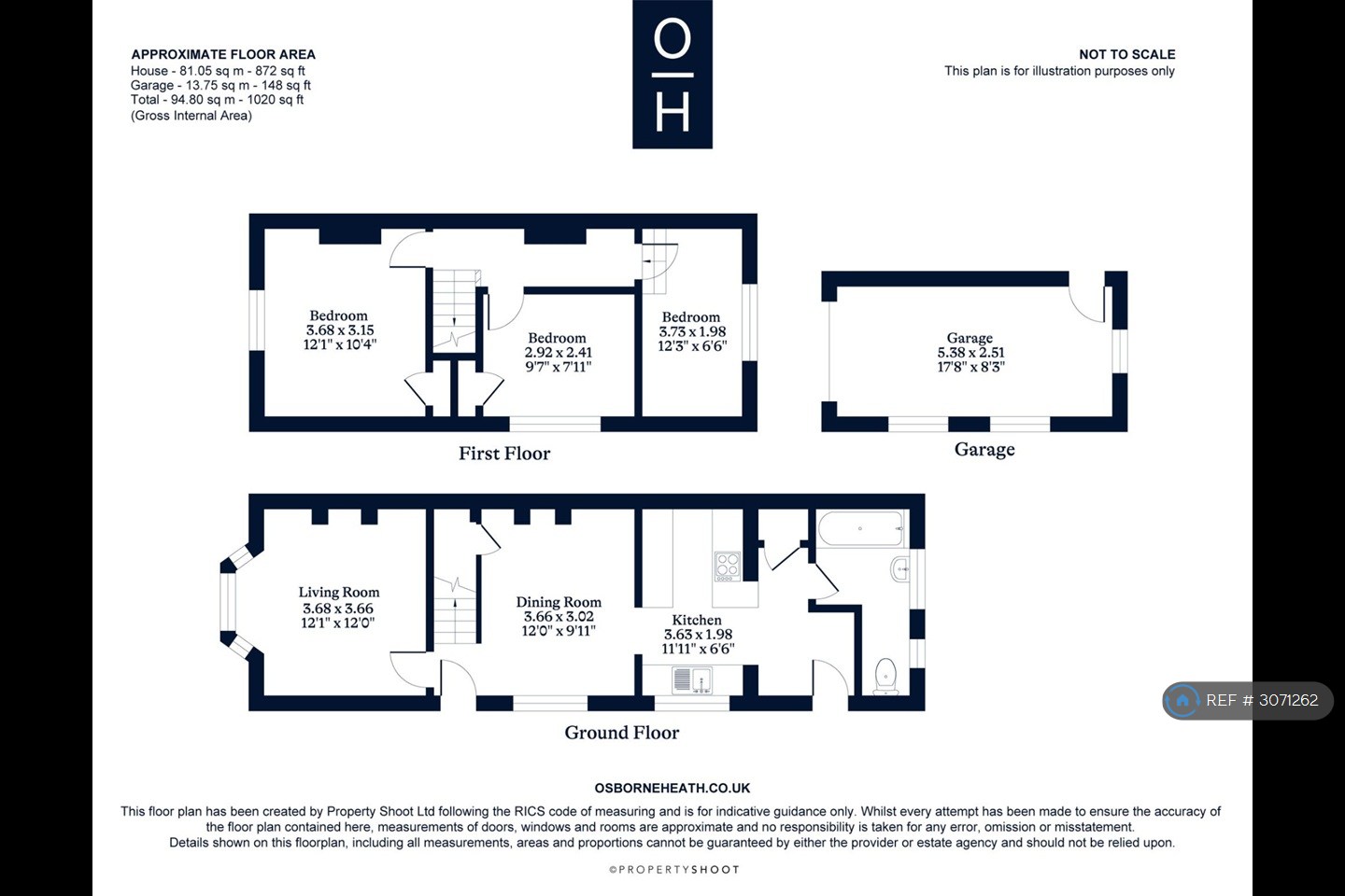 Long Hill Road Berkshire, Ascot floorplan