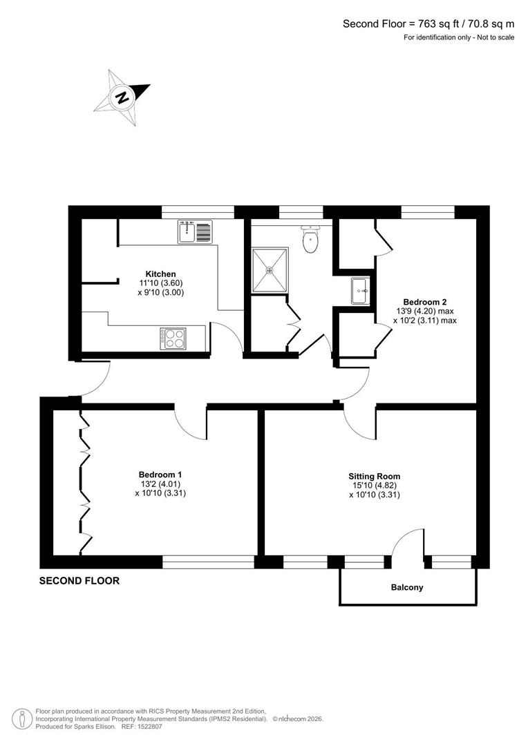 3 Hiltingbury Court, Hiltingbury Road, Chandler's Ford floorplan