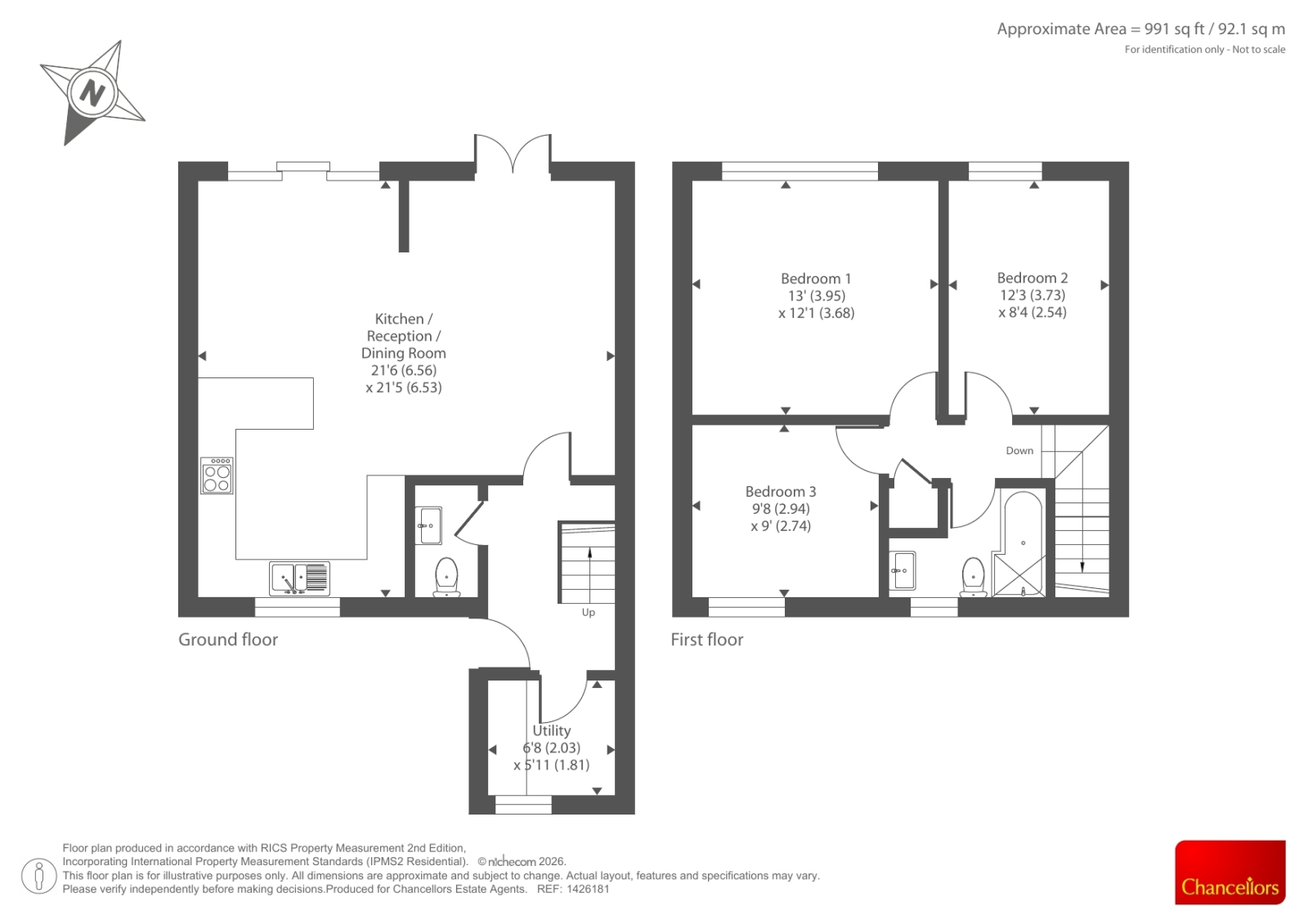 62 GREENFIELDS, Kington, Kington floorplan