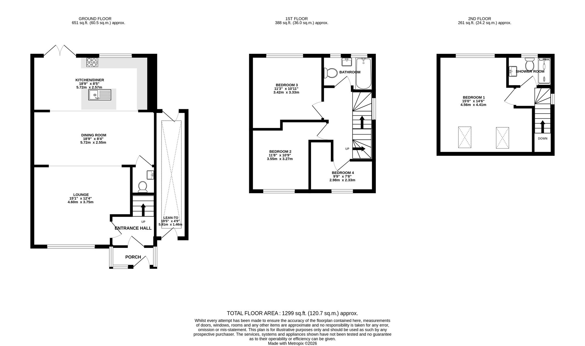 199, Hayling Road, Watford floorplan