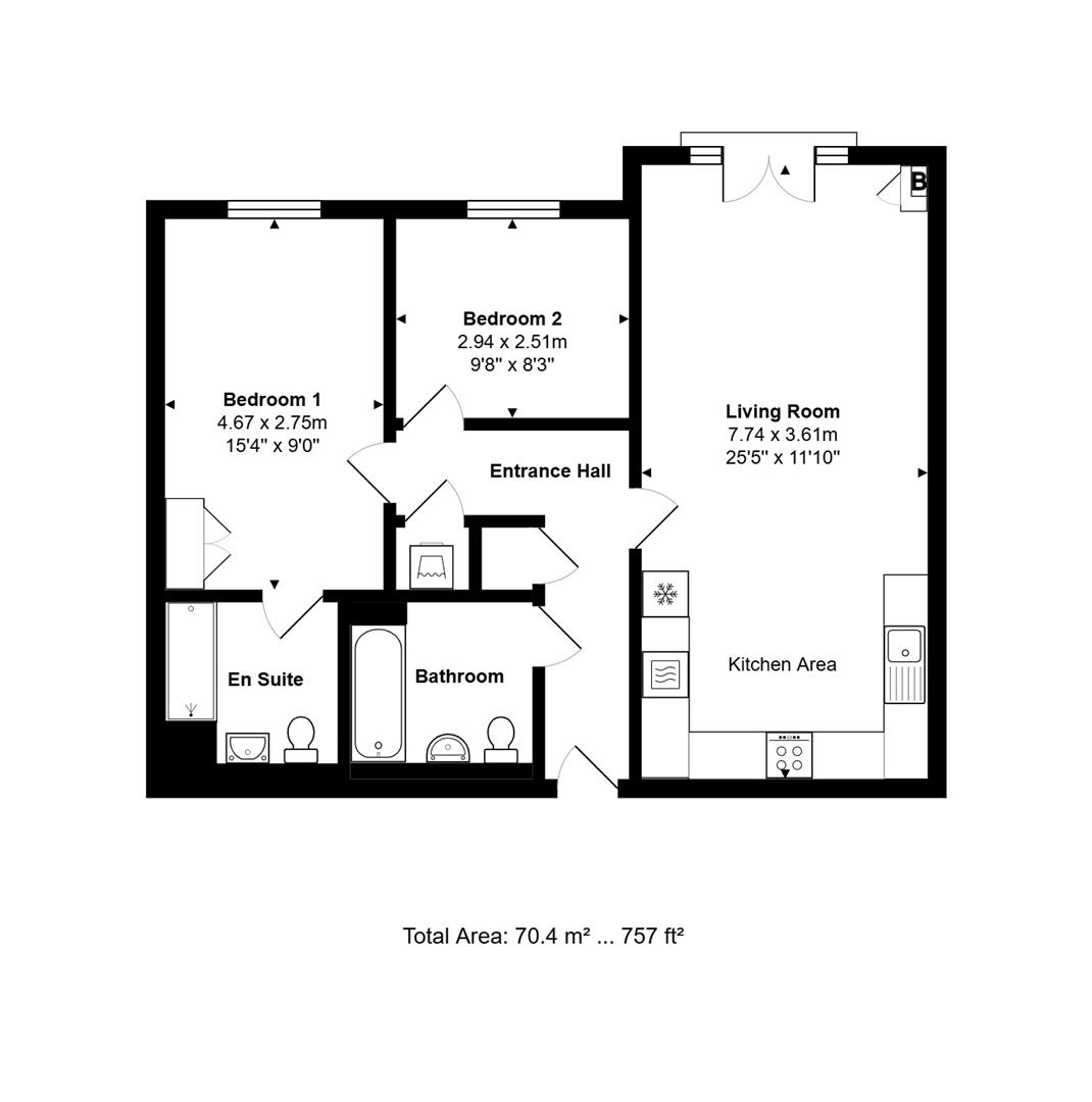 Chambord House, 20, Queenswood Crescent, Englefield Green floorplan