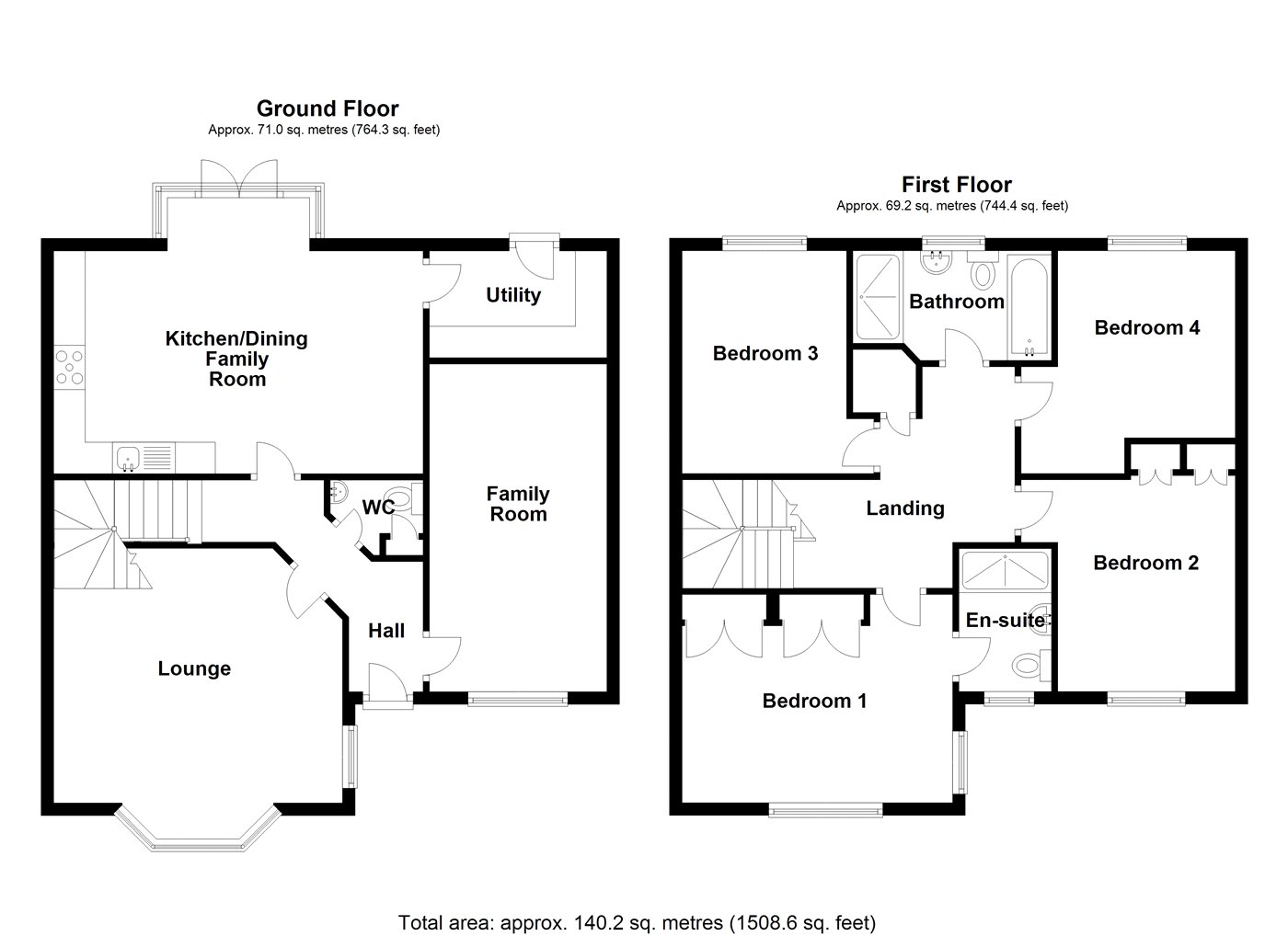 93, Montrose Grove, Lincolnshire floorplan