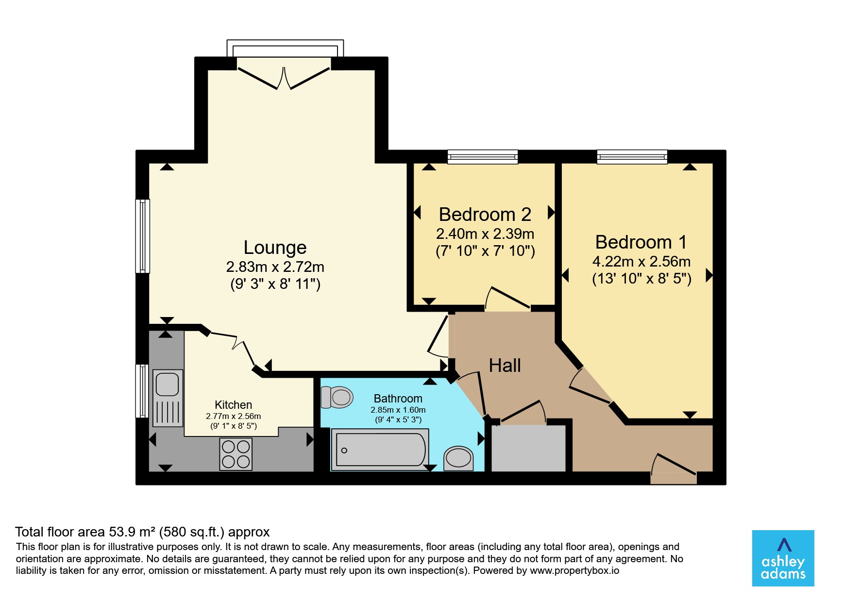 68, Magnus Court, Derby floorplan