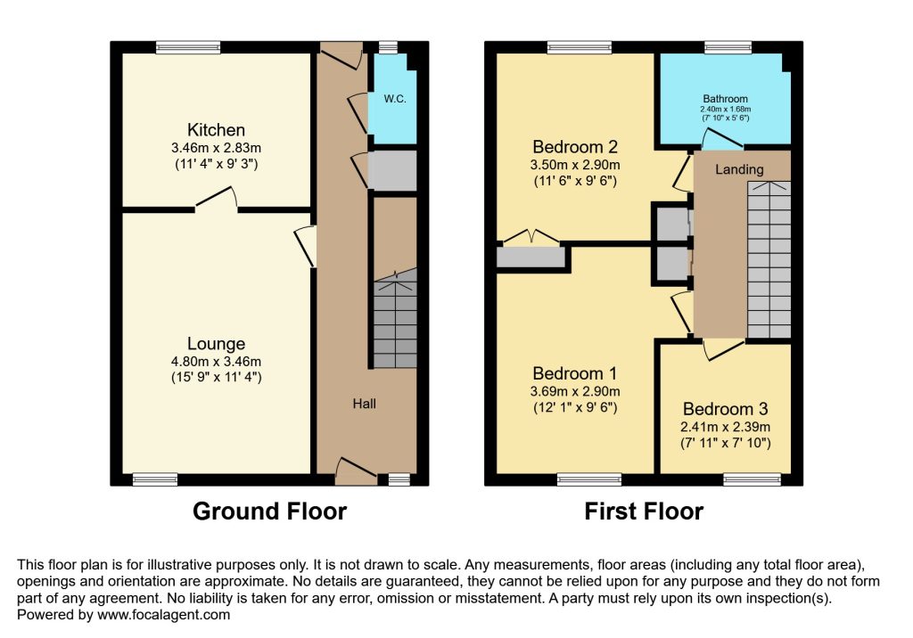 25, Carolines Close, Southend-on-sea floorplan