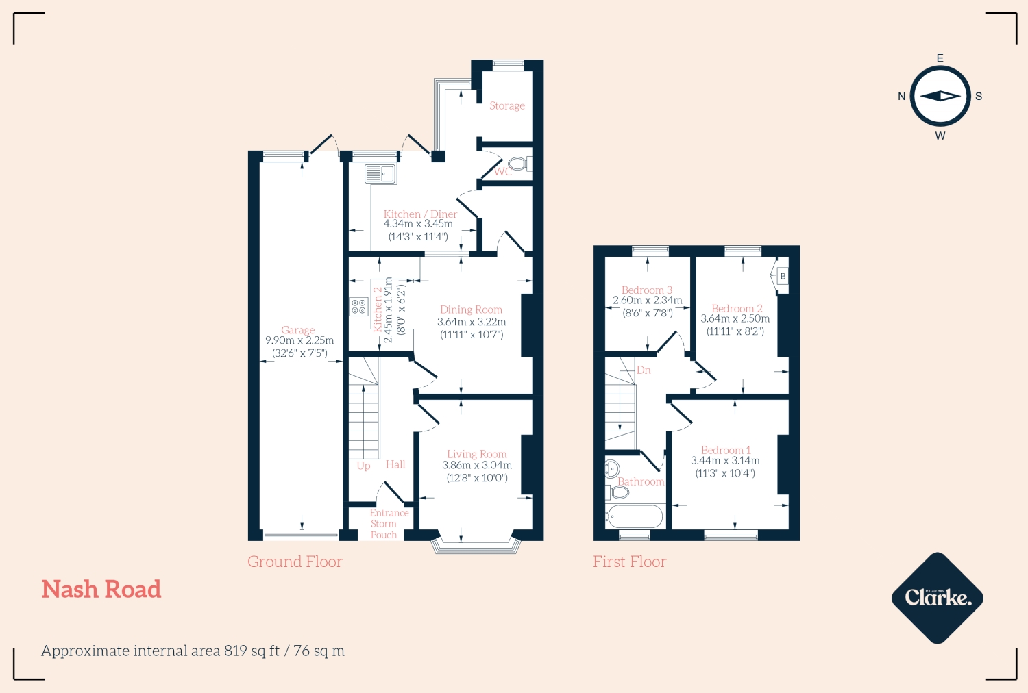 47, Nash Road, Newport floorplan