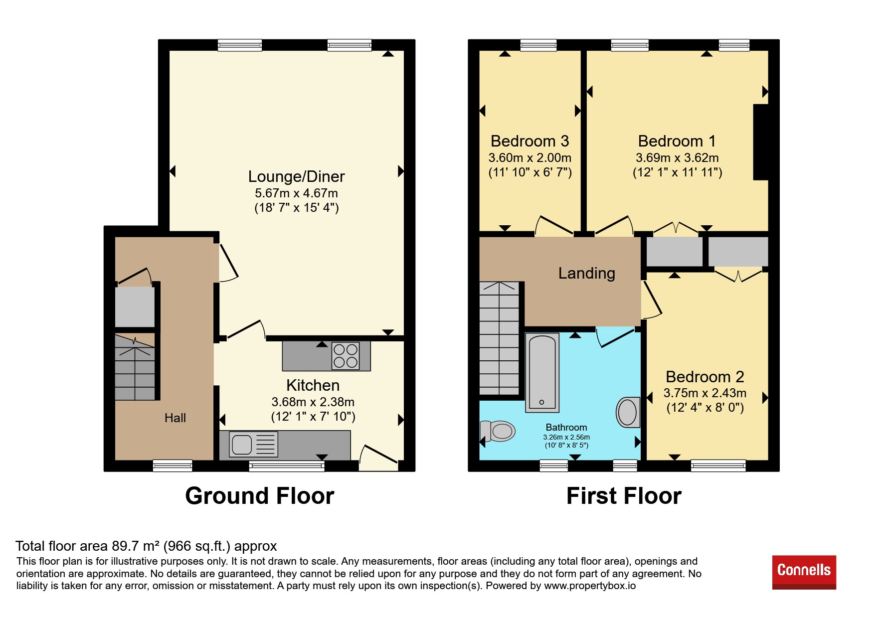 14, Cunningham Crescent, Bournemouth floorplan