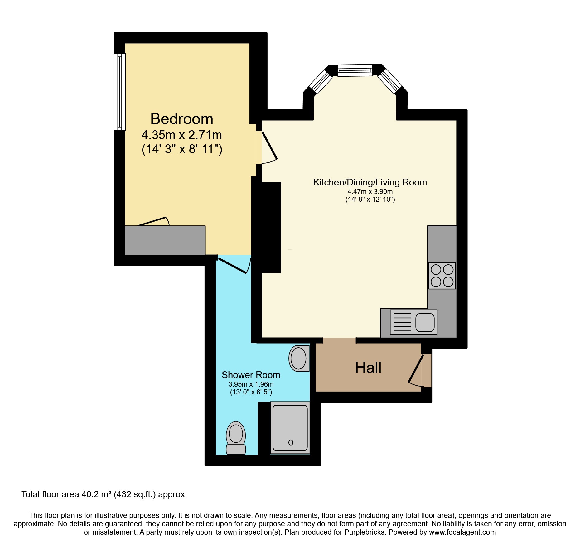 Flat,, Prospect Park, Exeter floorplan