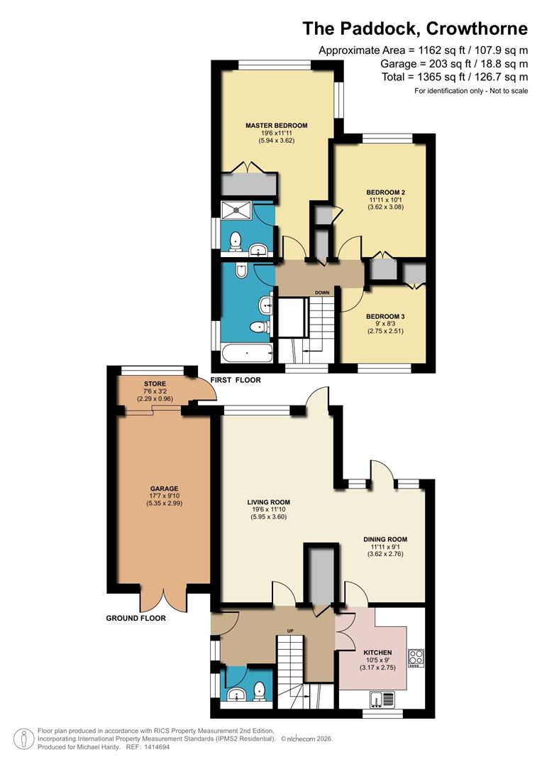 6, The Paddock, Crowthorne floorplan