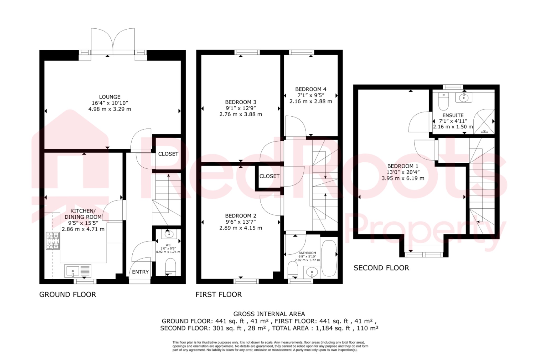 45 Stretton Street, Adwick-Le-Street, South Yorkshire floorplan