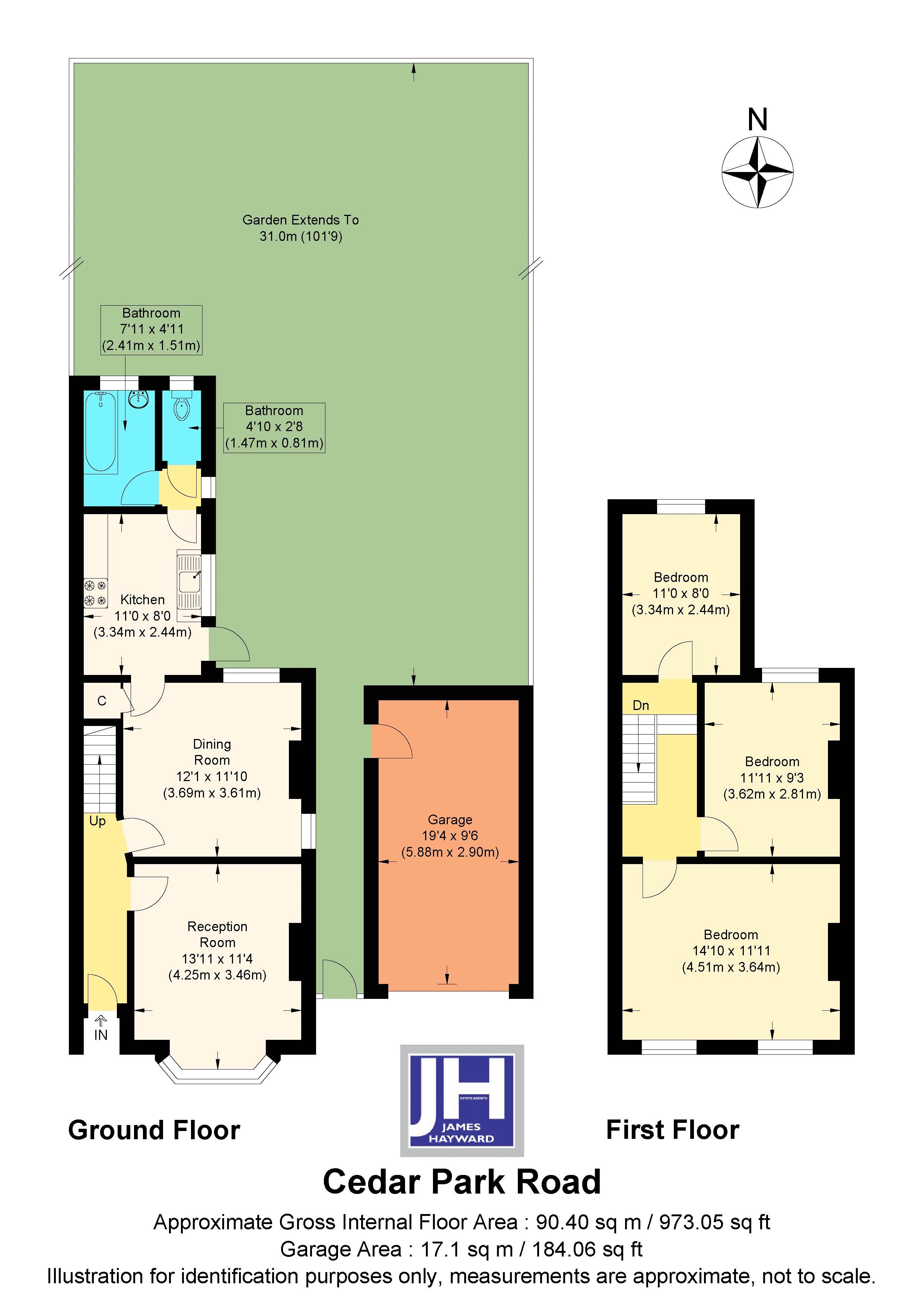 Cedar Park Road, Enfield EN2, 3 bedroom property for sale 63753014
