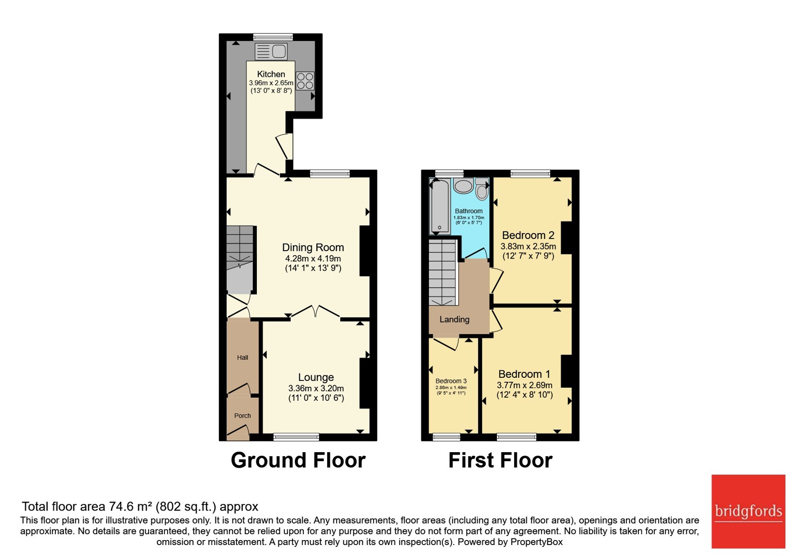92, Corporation Street, Lancashire floorplan